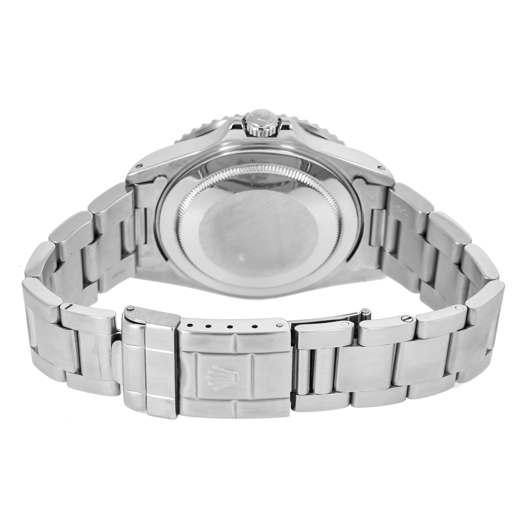 Rolex GMT-Master II Stainless Steel 40mm Black Dial Red/Blue "Pepsi" Aluminum Bezel Non-SEL Oyster Bracelet Holes Case 16710