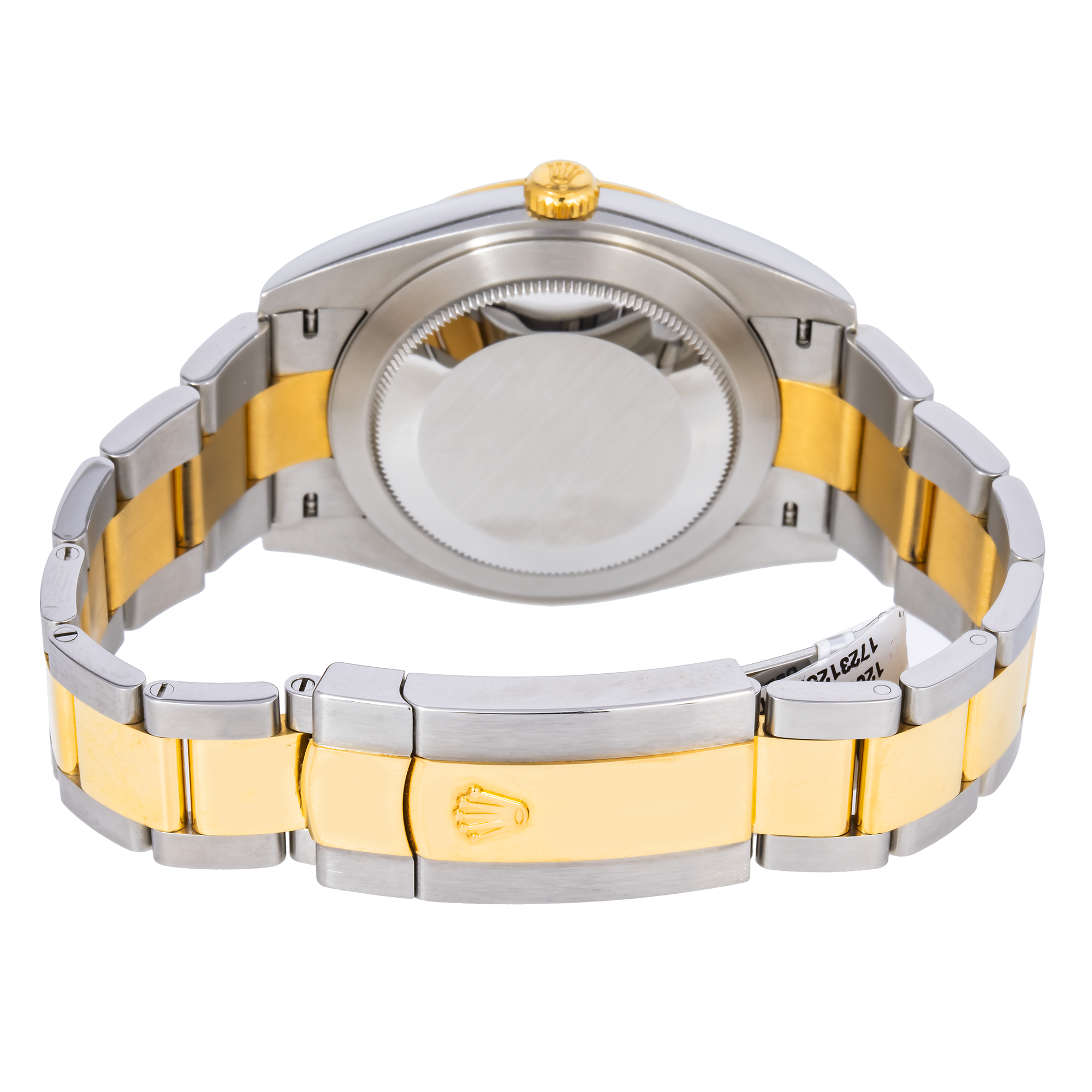 ROLEX DATEJUST 126333 41MM BLACK DIAL WITH TWO TONE OYSTER BRACELET.