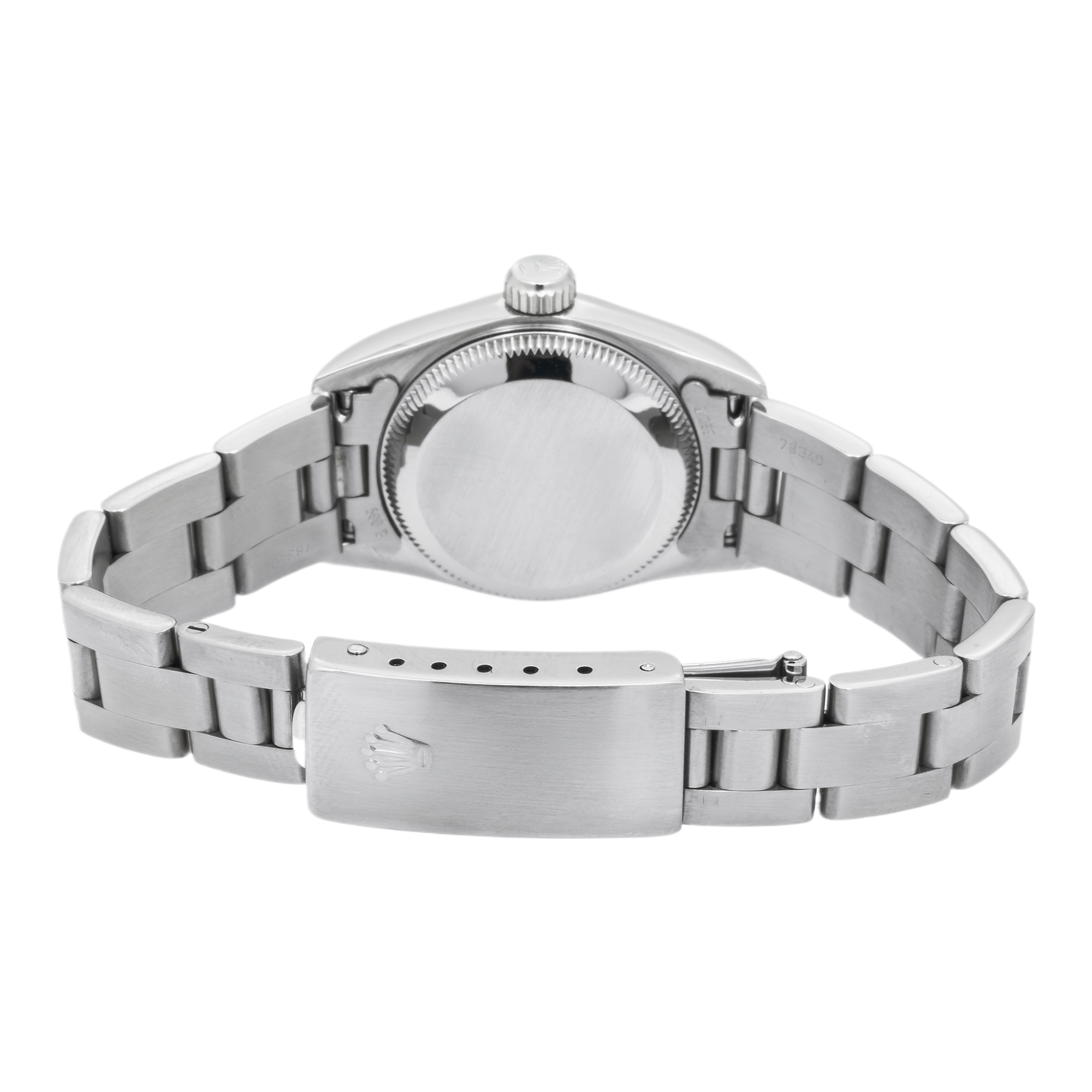 Rolex Oyster Perpetual 67180 24MM Blue Dial With Stainless Steel Oyster Bracelet