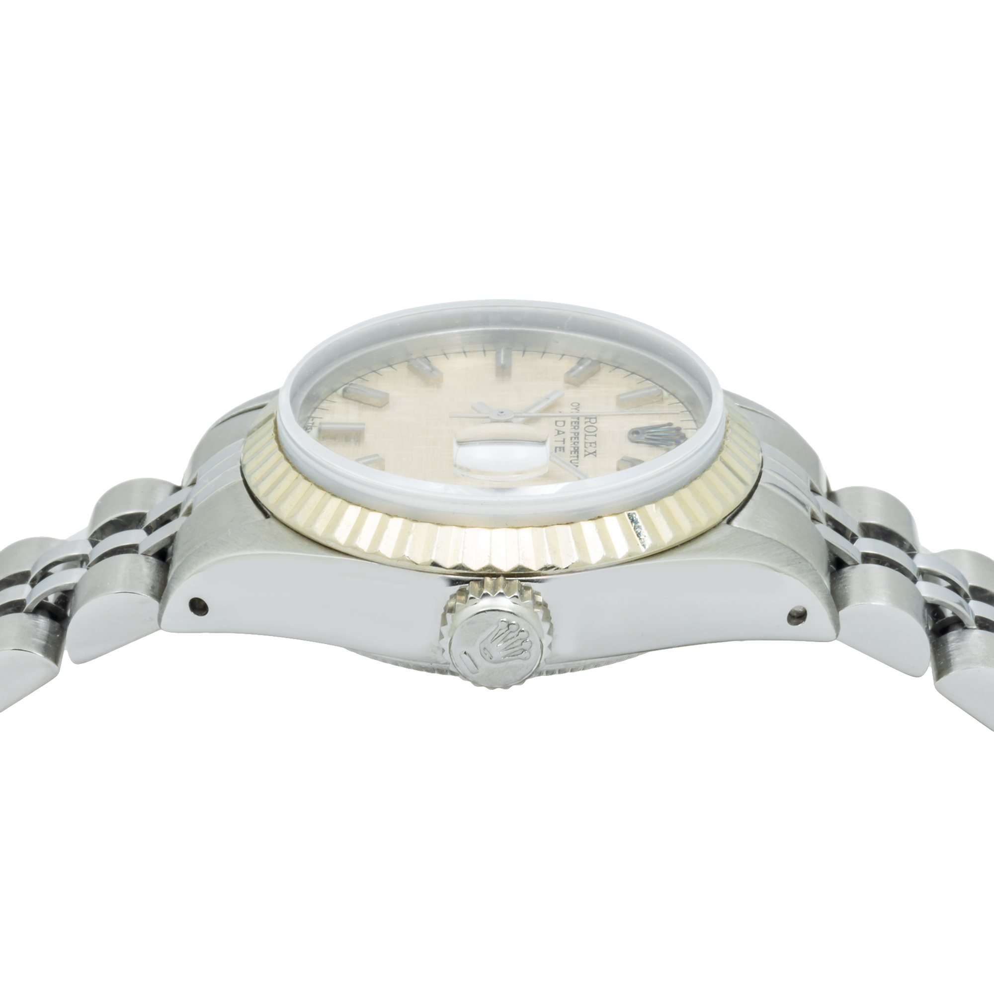 Rolex Datejust 6917 26MM Linen Dial With Stainless Steel Jubilee Bracelet