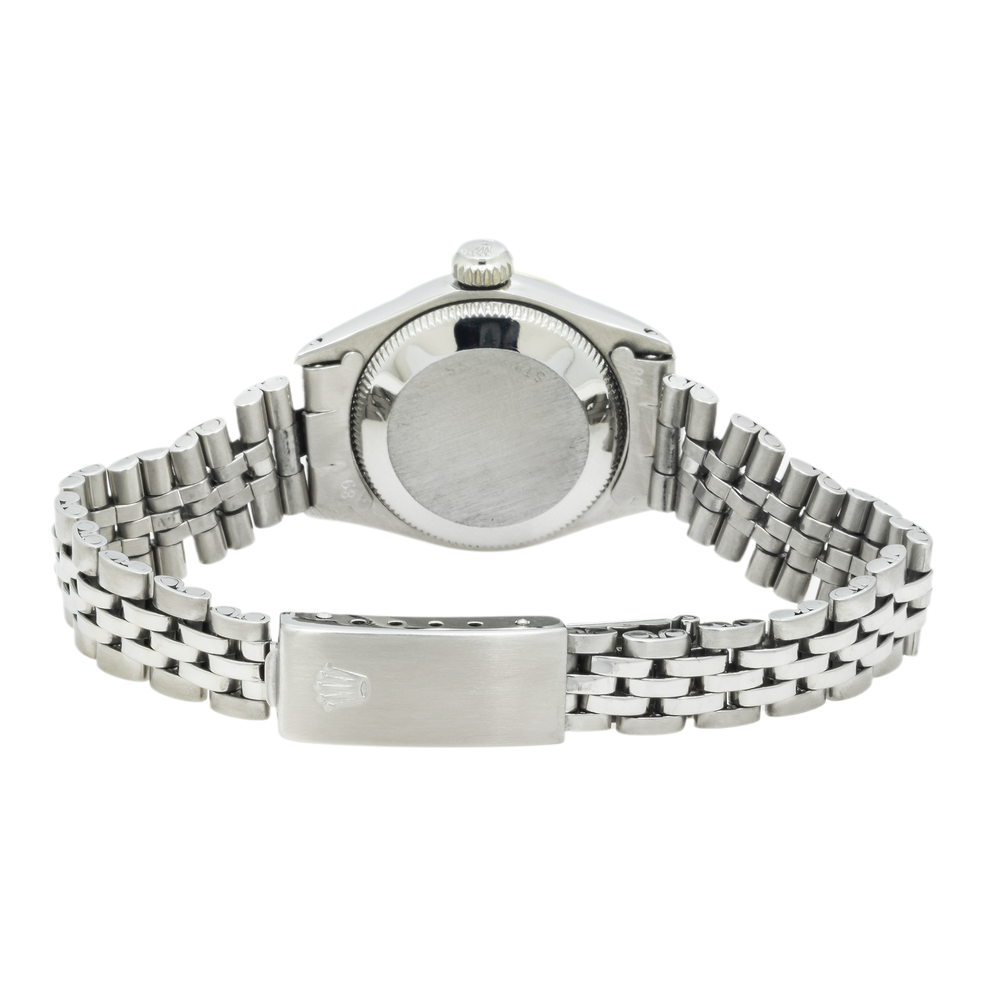 Rolex Oyster Perpetual Date 6517 26MM Silver Dial With Stainless Steel Jubilee Bracelet