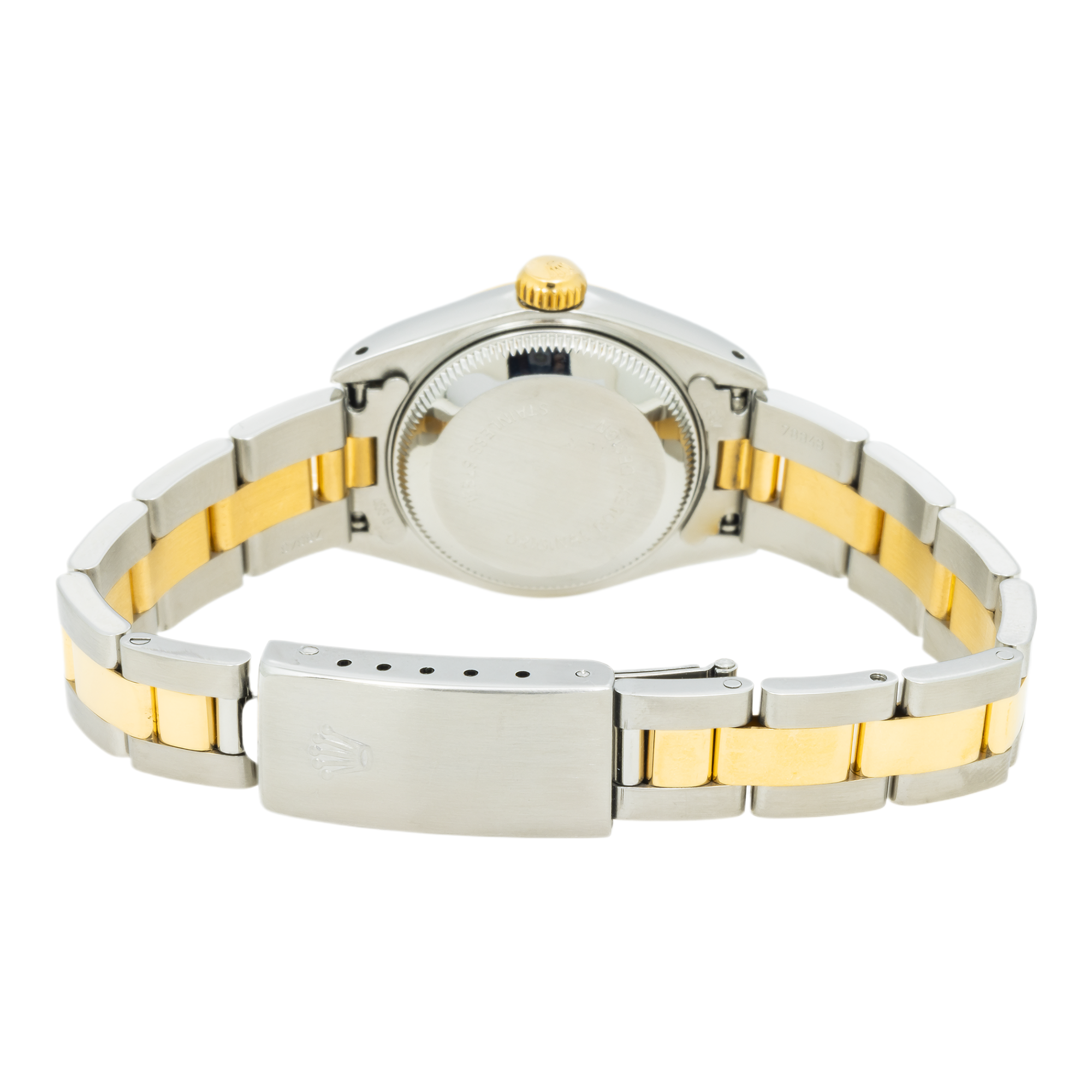 Rolex Datejust 69173 26MM Champagne Diamond Roman Dial With Two Tone Oyster Bracelet