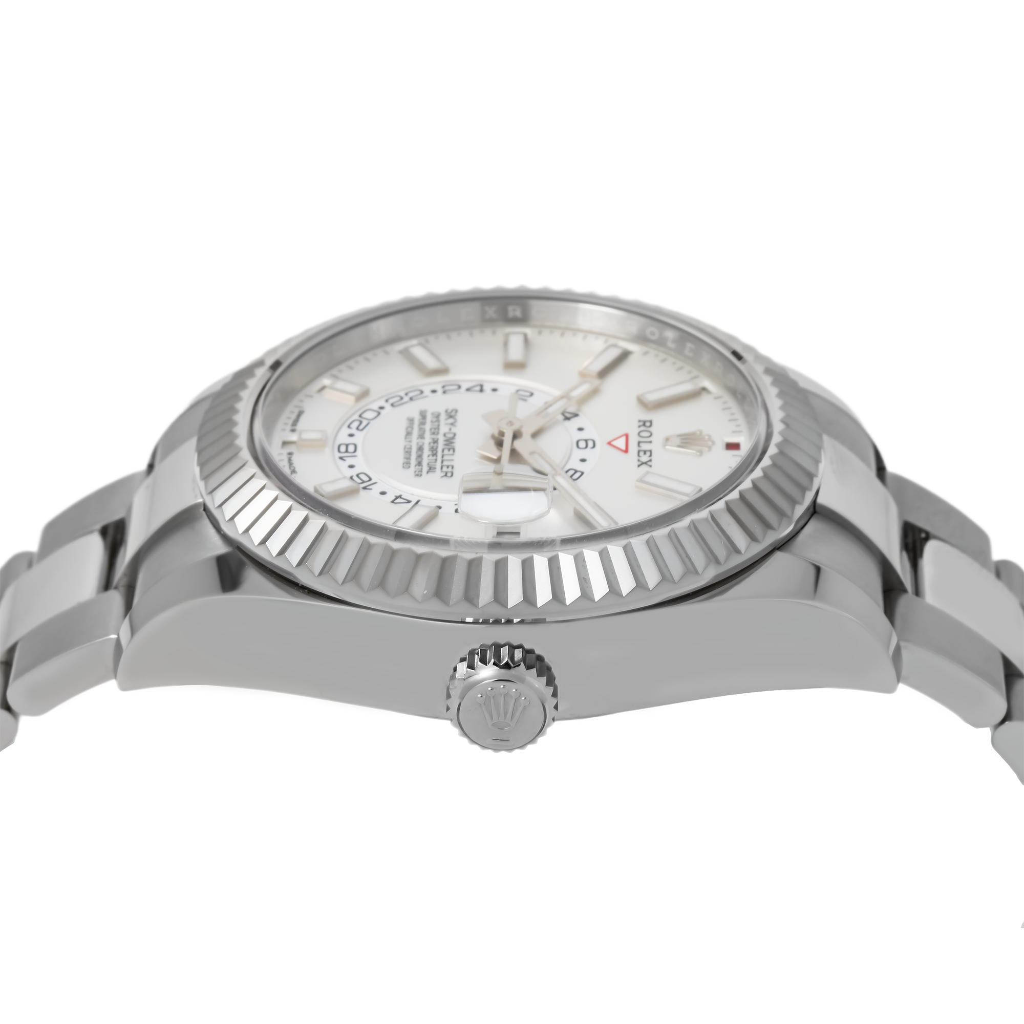 Rolex Oyster Perpetual Sky-Dweller  Automatic Chronometer 336934 42MM White Dial With Stainless Steel Oyster Bracelet