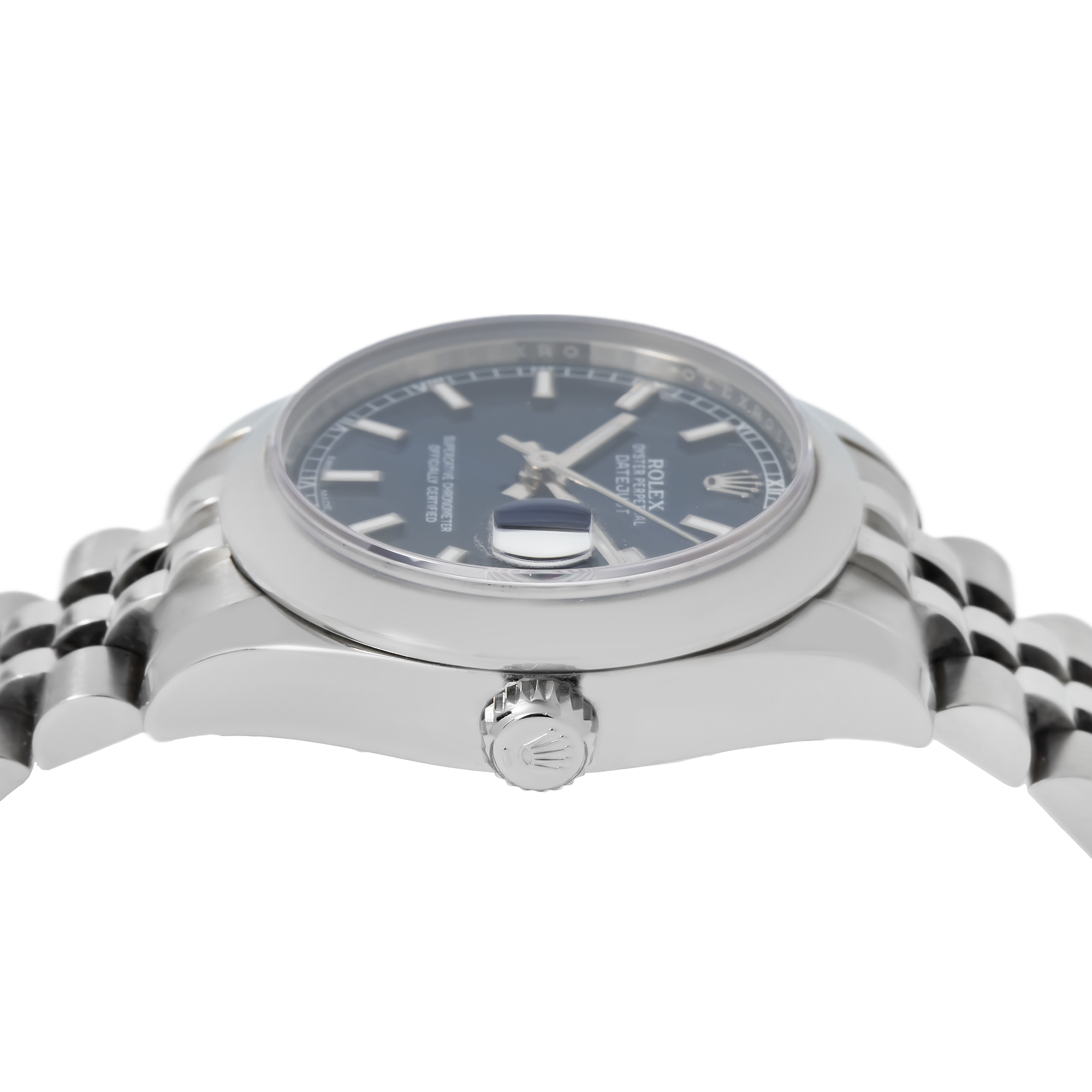 ROLEX DATEJUST 178240 31MM BLUE DIAL WITH STAINLESS STEEL JUBILEE BRACELET