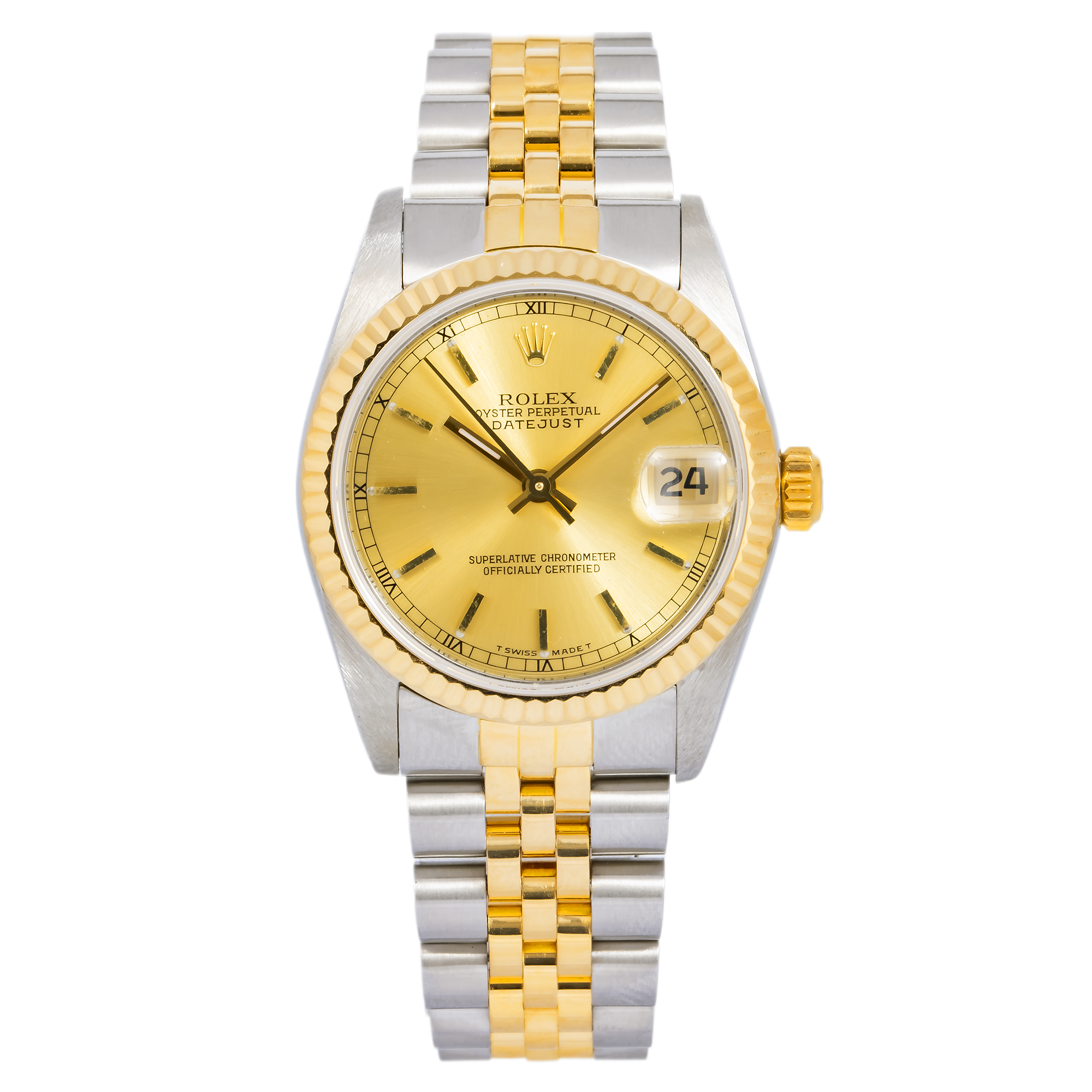 Rolex Lady-Datejust 68273 31MM Champagne Dial With Two Tone Jubilee Bracelet