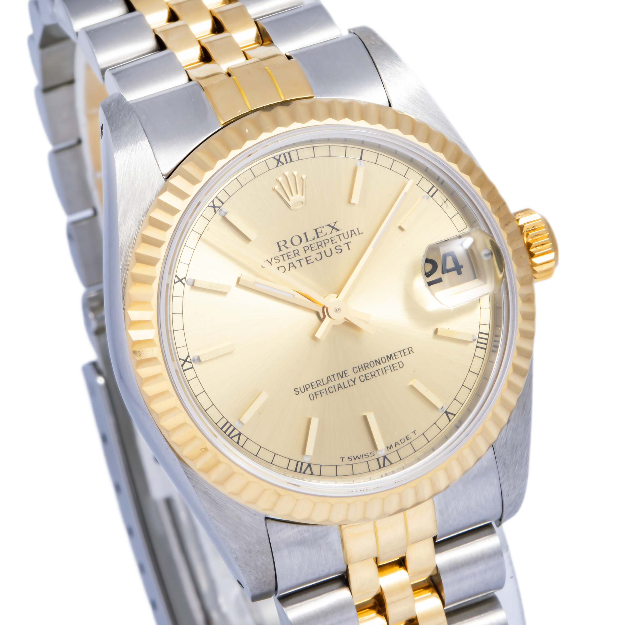 Rolex Lady-Datejust 68273 31MM Champagne Dial With Two Tone Jubilee Bracelet