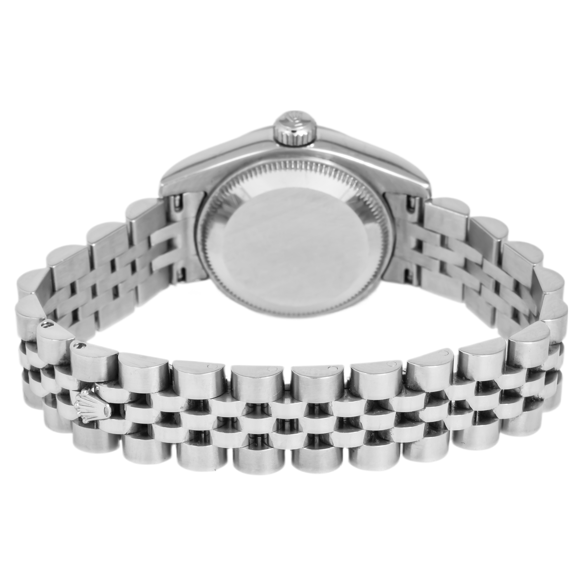 ROLEX DATEJUST 179174 26MM BLACK ROMAN NUMERAL DIAL WITH STAINLESS STEEL JUBILEE BRACELET