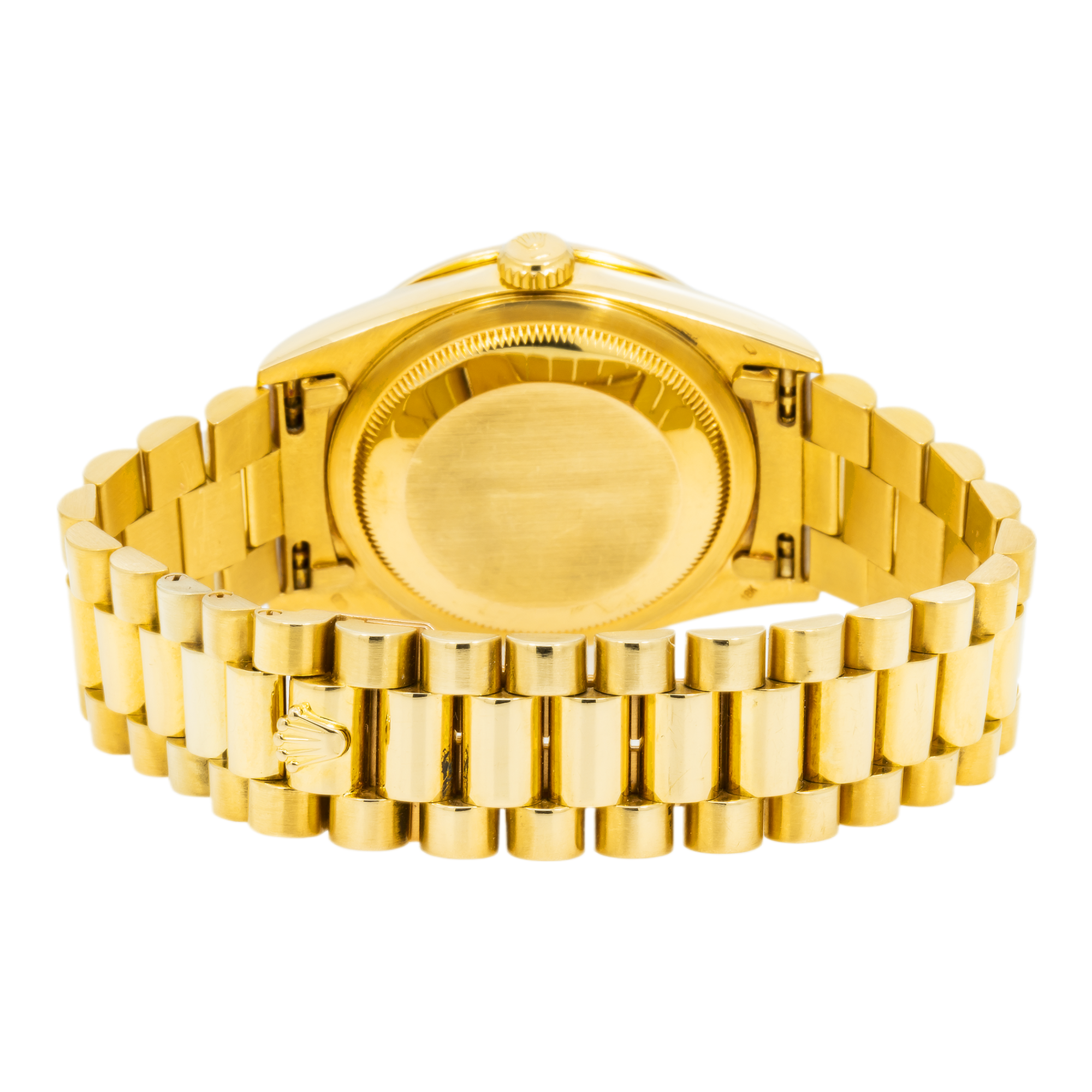 Rolex Day-Date 18238 36MM Blue Diamond Dial With Yellow Gold Diamond Bezel