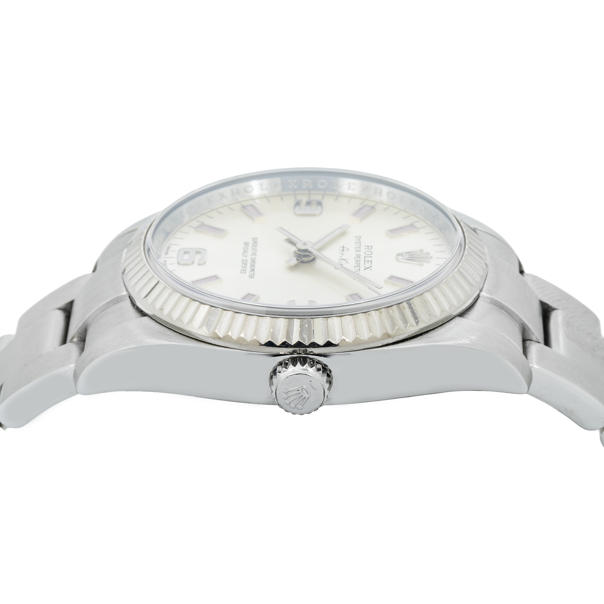 Rolex Air-King 114210 34MM Silver Dial With Stainless Steel Oyster Bracelet