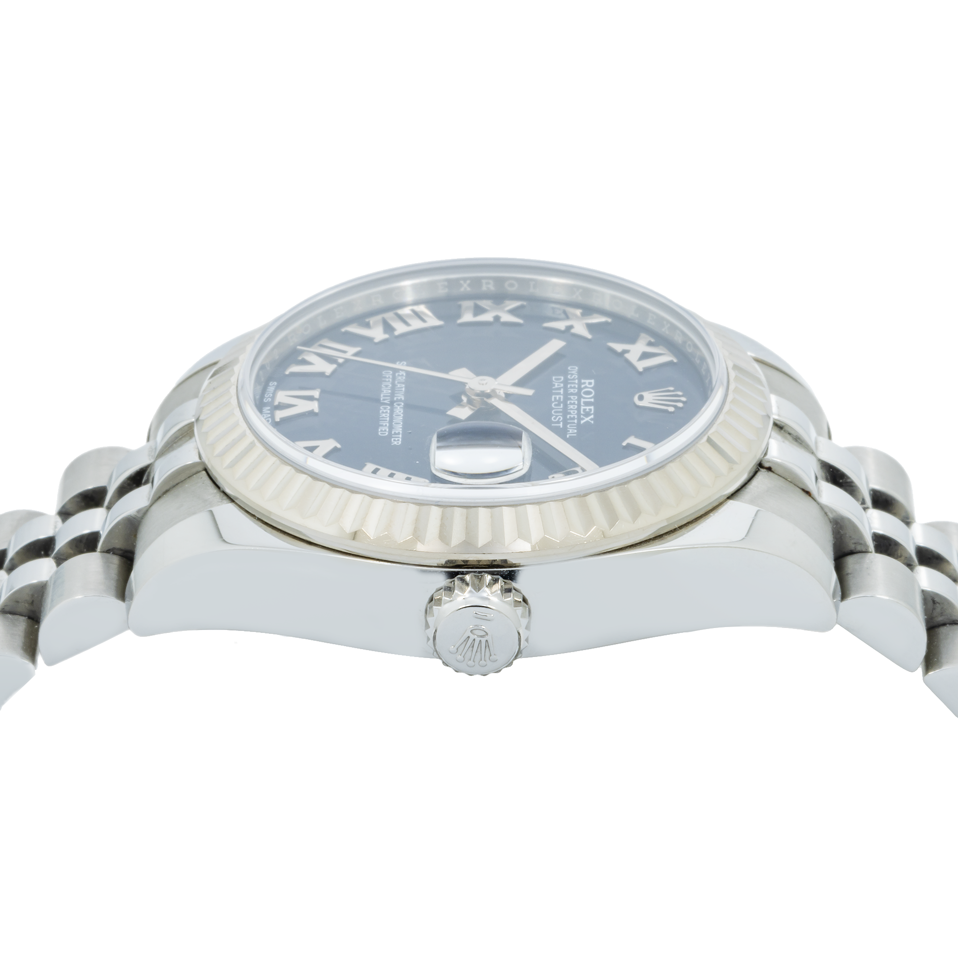 Rolex Datejust 178274 31MM Blue Roman Dial With Stainless Steel Jubilee Bracelet