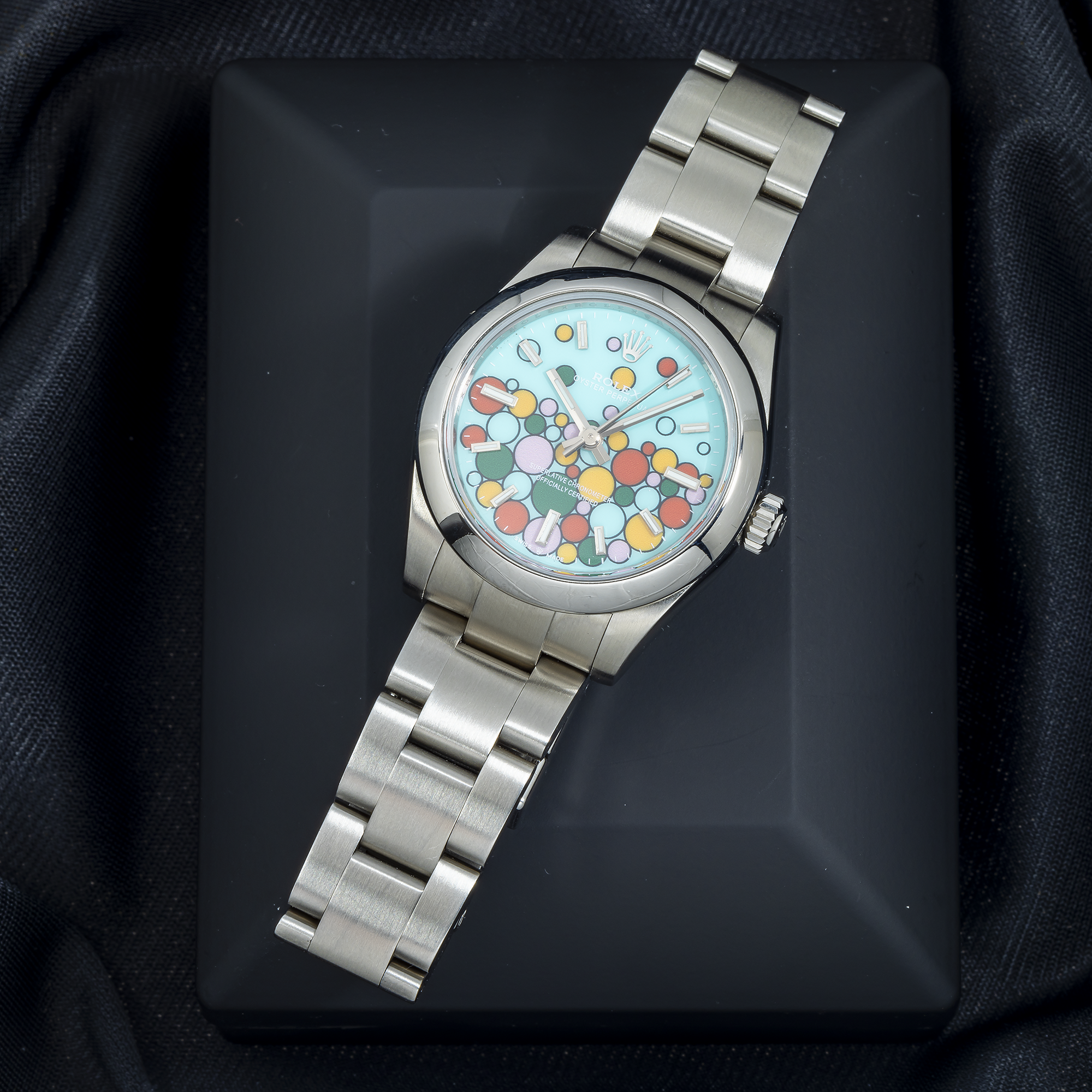 Rolex Oyster Perpetual 177200 31MM Turquoise Celebration Dial With Stainless Steel Oyster Bracelet