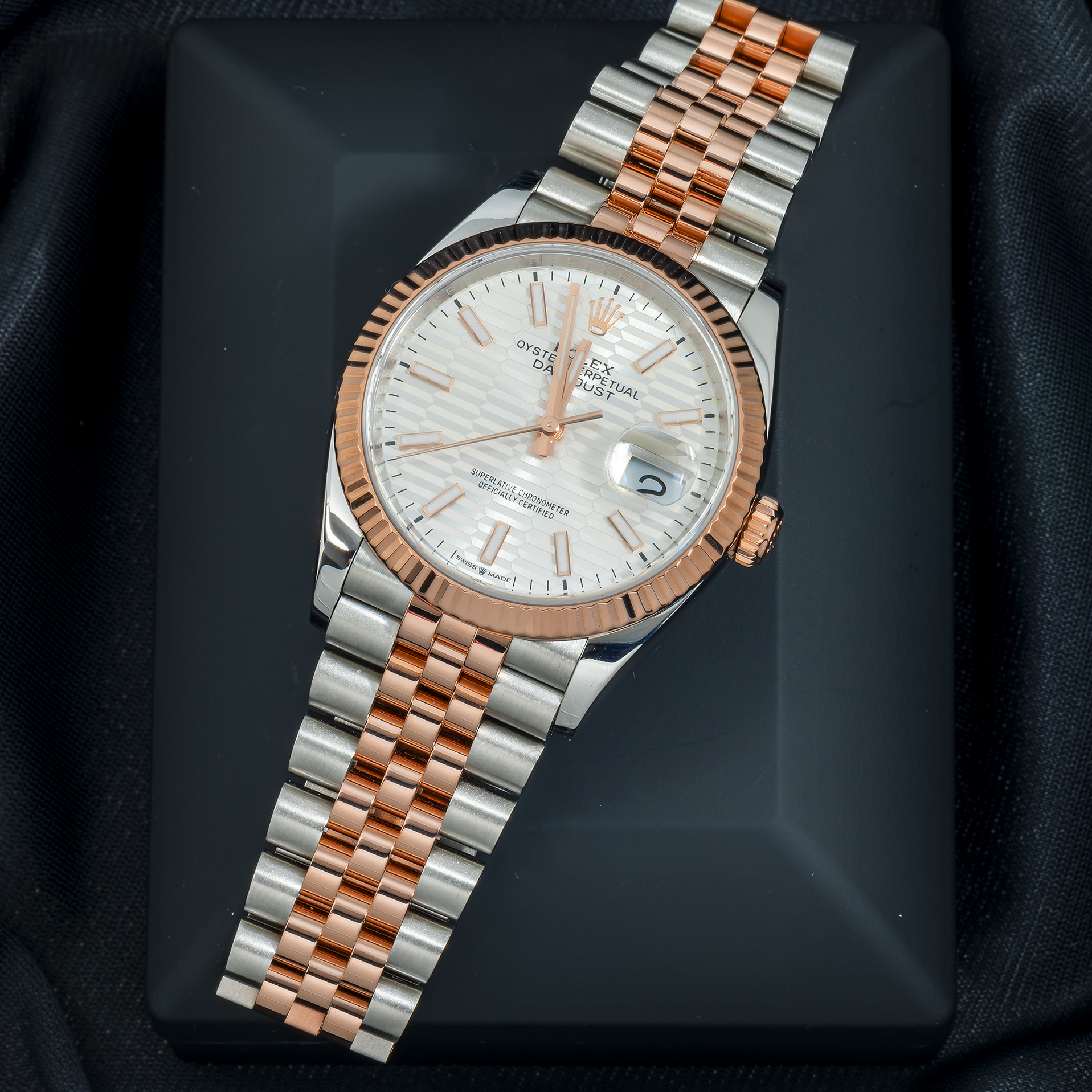 Rolex Datejust 126231 36MM White Dial With Two Tone Jubilee Bracelet