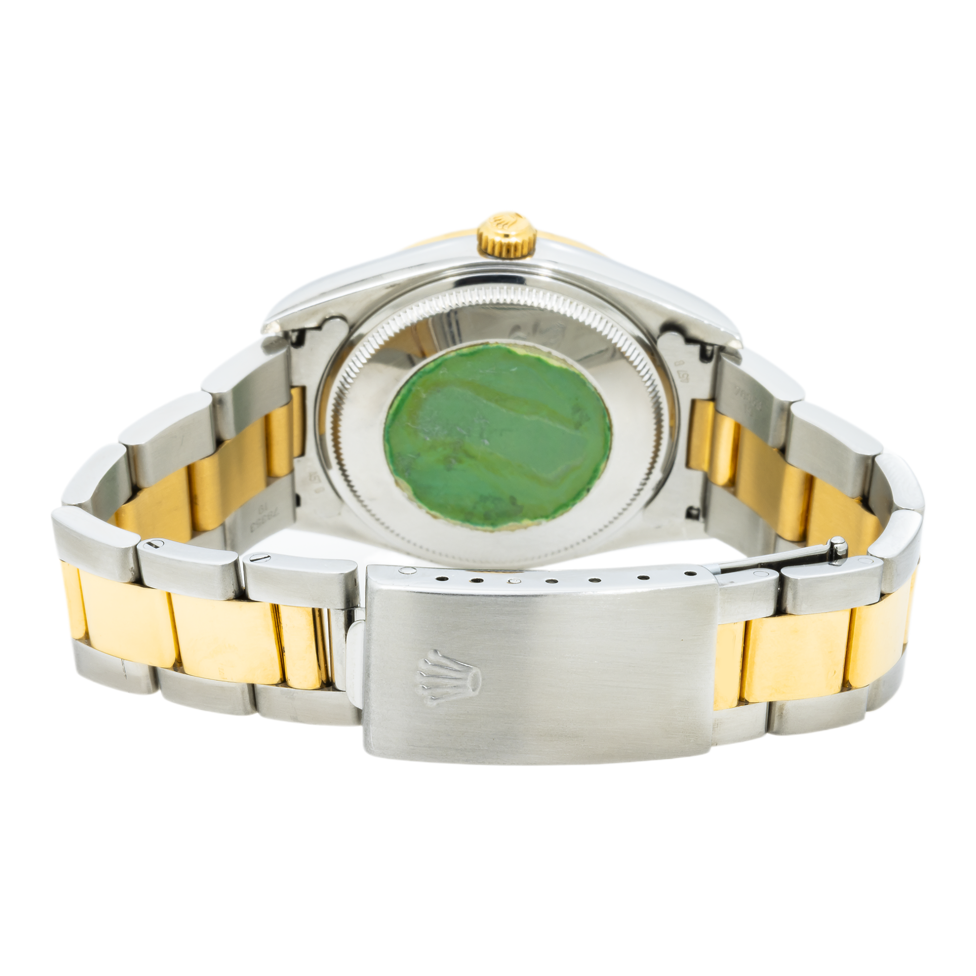 Rolex Oyster Perpetual 14203 34MM Champagne Dial With Two-Tone Oyster Bracelet