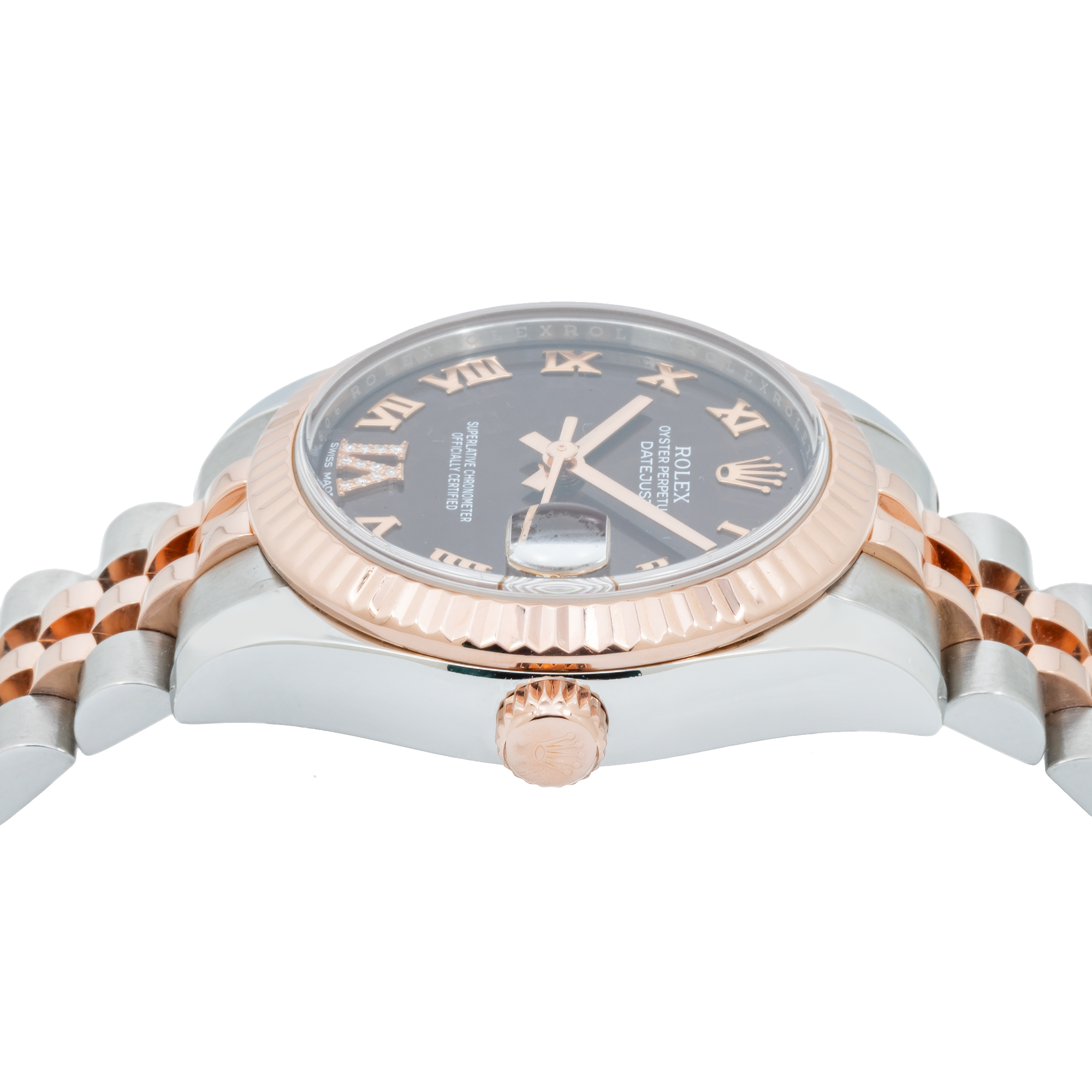Rolex Datejust 178271 31MM Chocolate Roman Dial With Two Tone Jubilee Bracelet