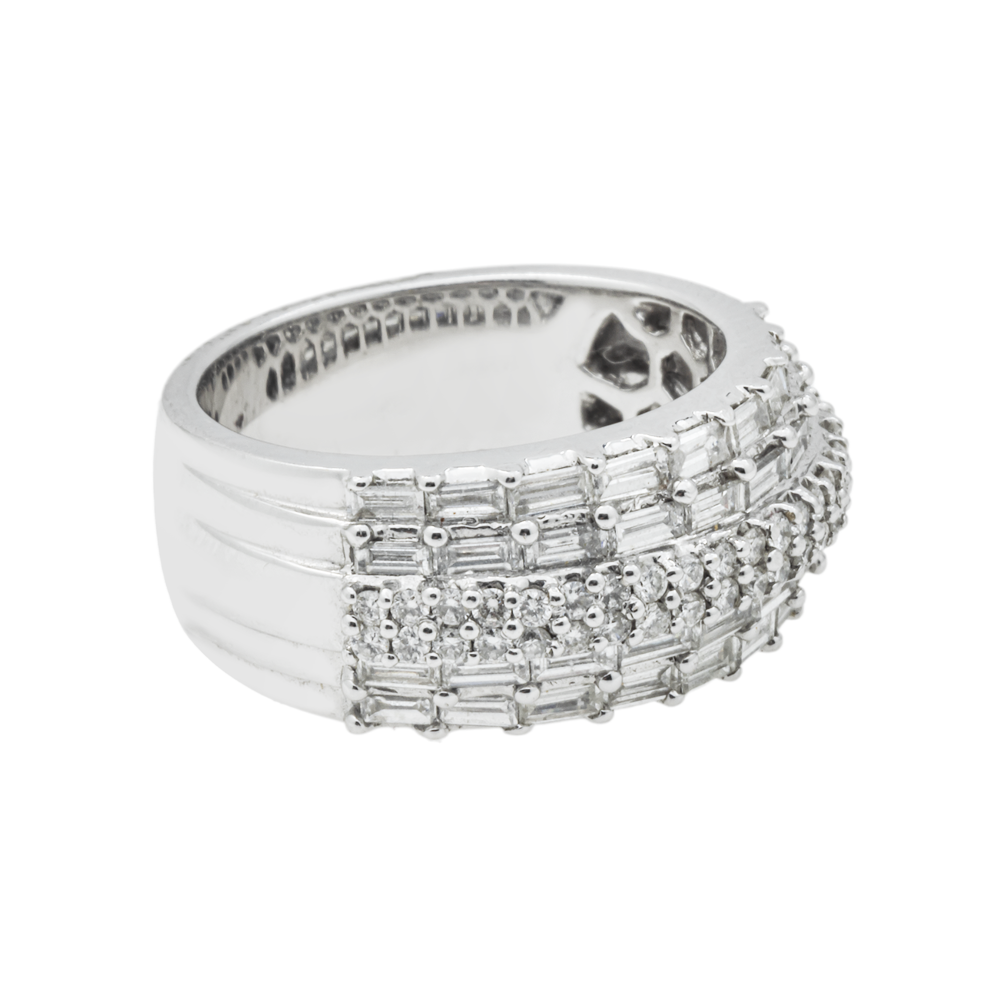 18K GOLD FANCY DIAMOND STATEMENT RING 3.10 CT