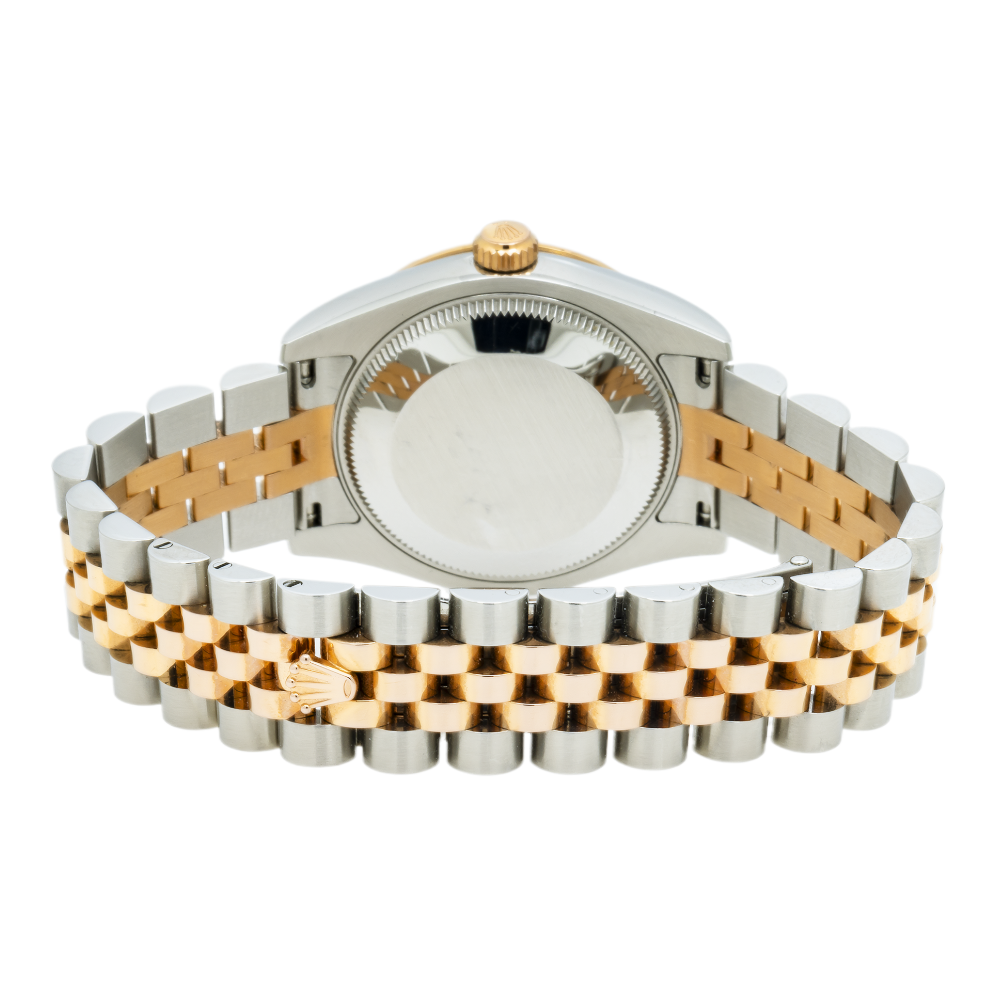 Rolex Lady-Datejust 178341 31MM Pink Raised Floral Motif Dial And Diamond Bezel With Two Tone Jubilee Bracelet