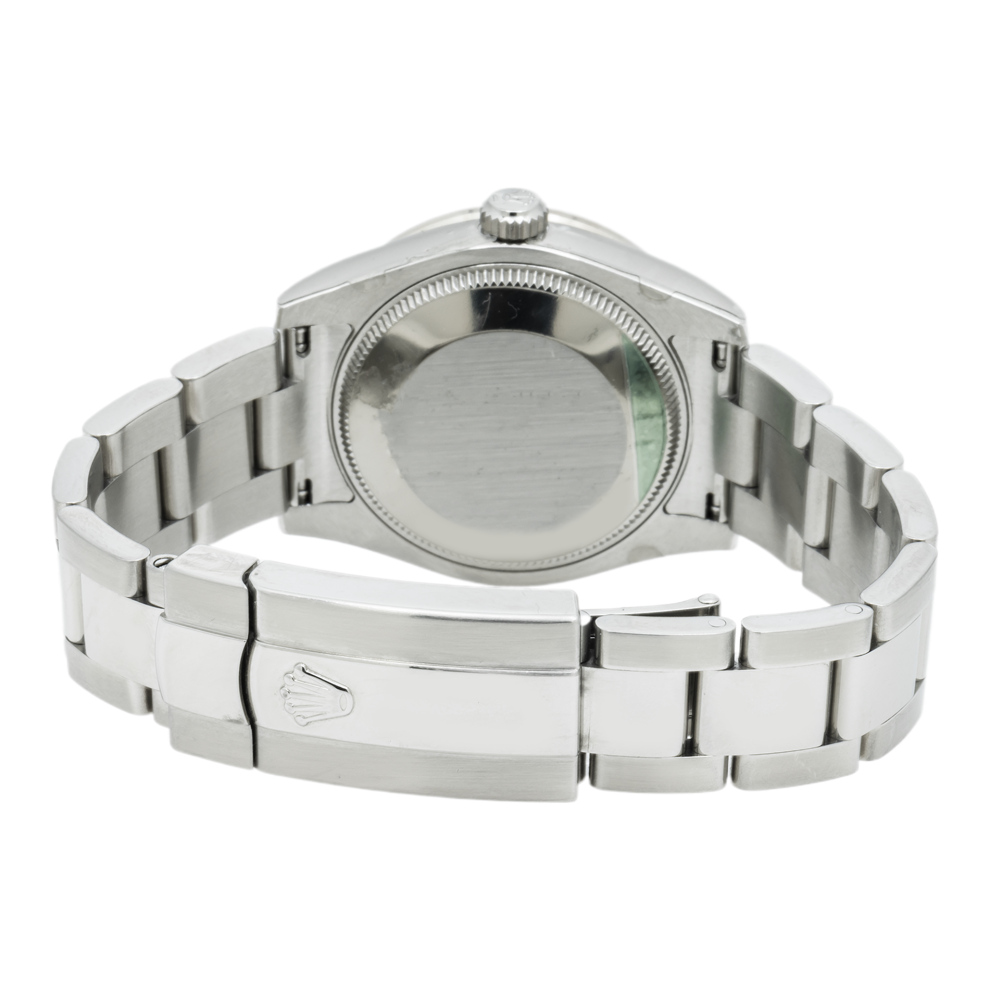 Rolex Datejust 178384 31MM White Roman Dial And Diamond Bezel With Stainless Steel Oyster Bracelet