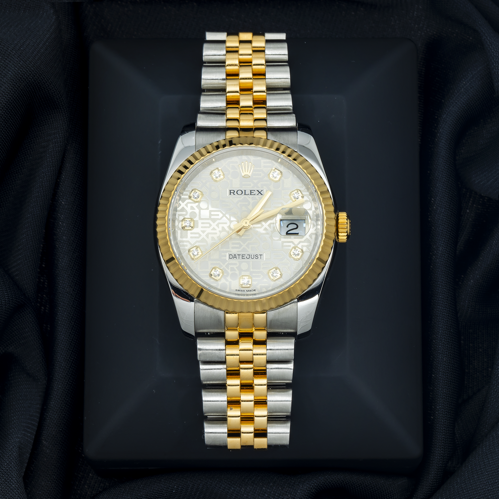 Rolex Datejust 116233 36MM Diamond Jubilee Dial With Two Tone Bracelet