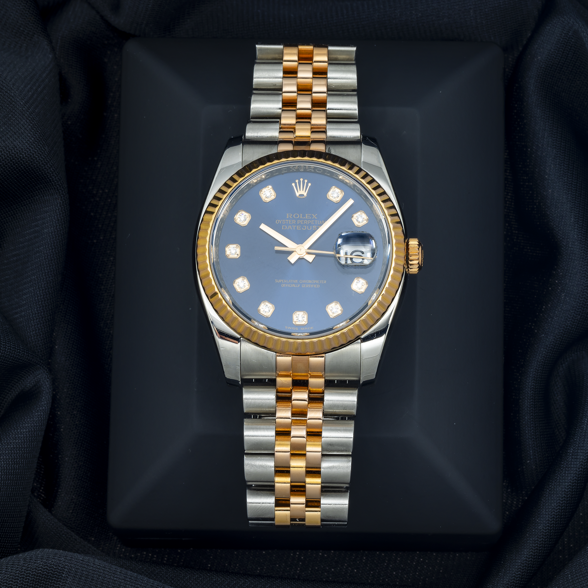 Rolex Datejust 116233 36MM Blue Dial With Two Tone Jubilee Bracelet