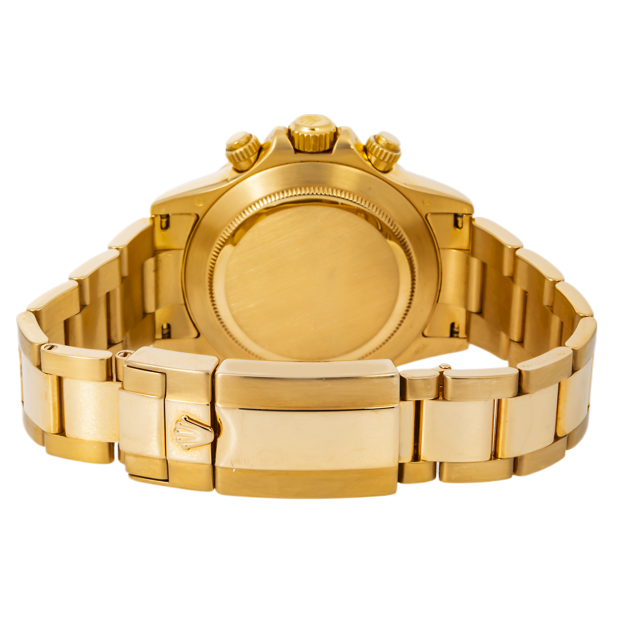 ROLEX DAYTONA 116528 40MM CHAMPAGNE DIAL WITH YELLOW GOLD BRACELET