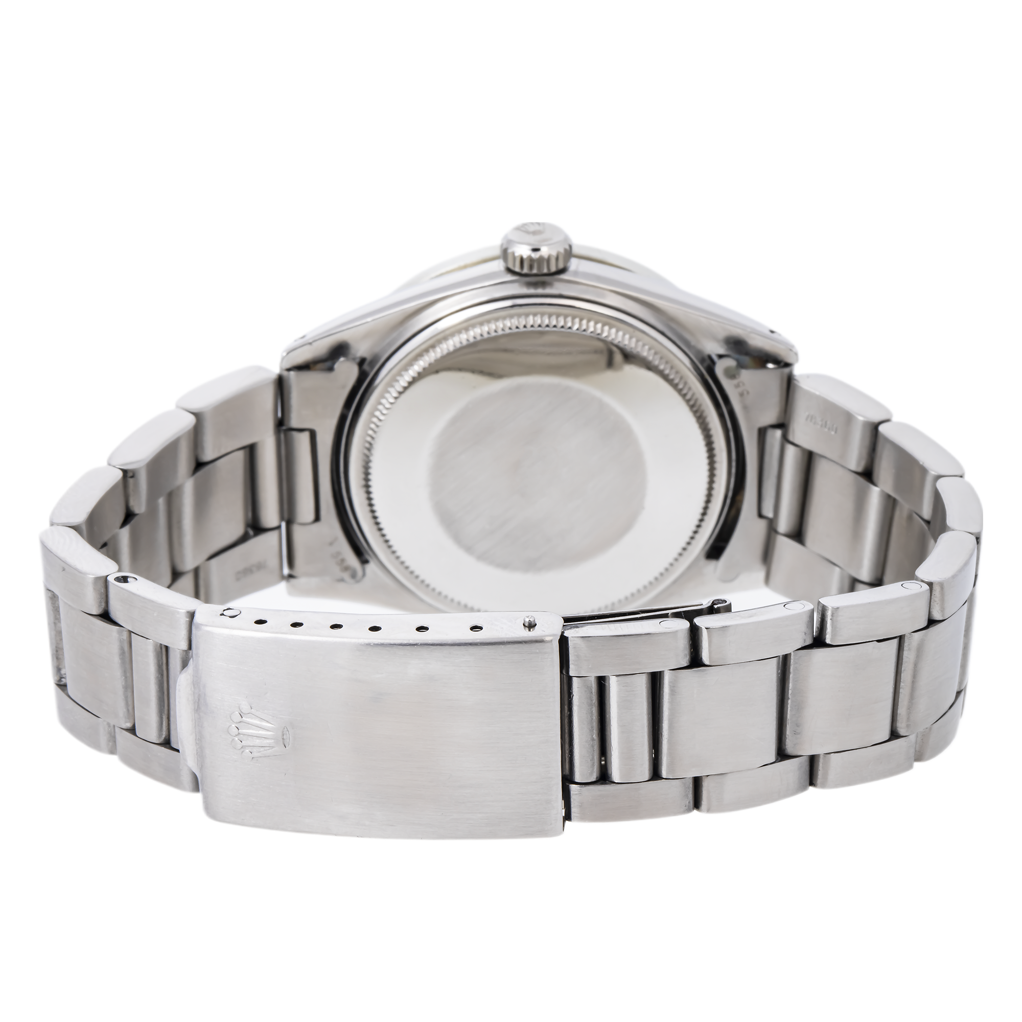 ROLEX DATEJUST 1601 36MM WHITE DIAMOND DIAL WITH STAINLESS STEEL OYSTER BRACELET