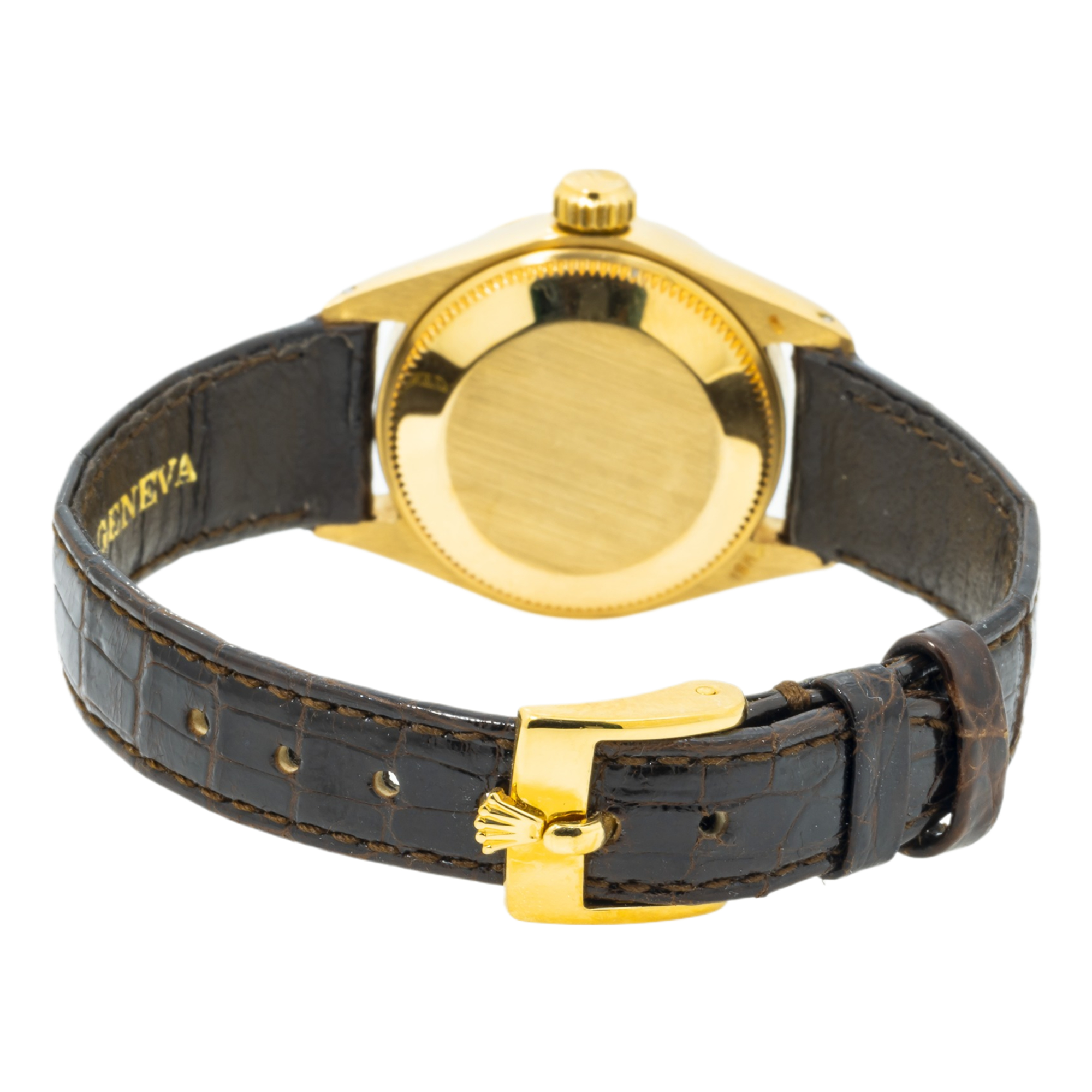 Rolex Datejust 6917 26MM Pink Diamond Dial With Leather Bracelet