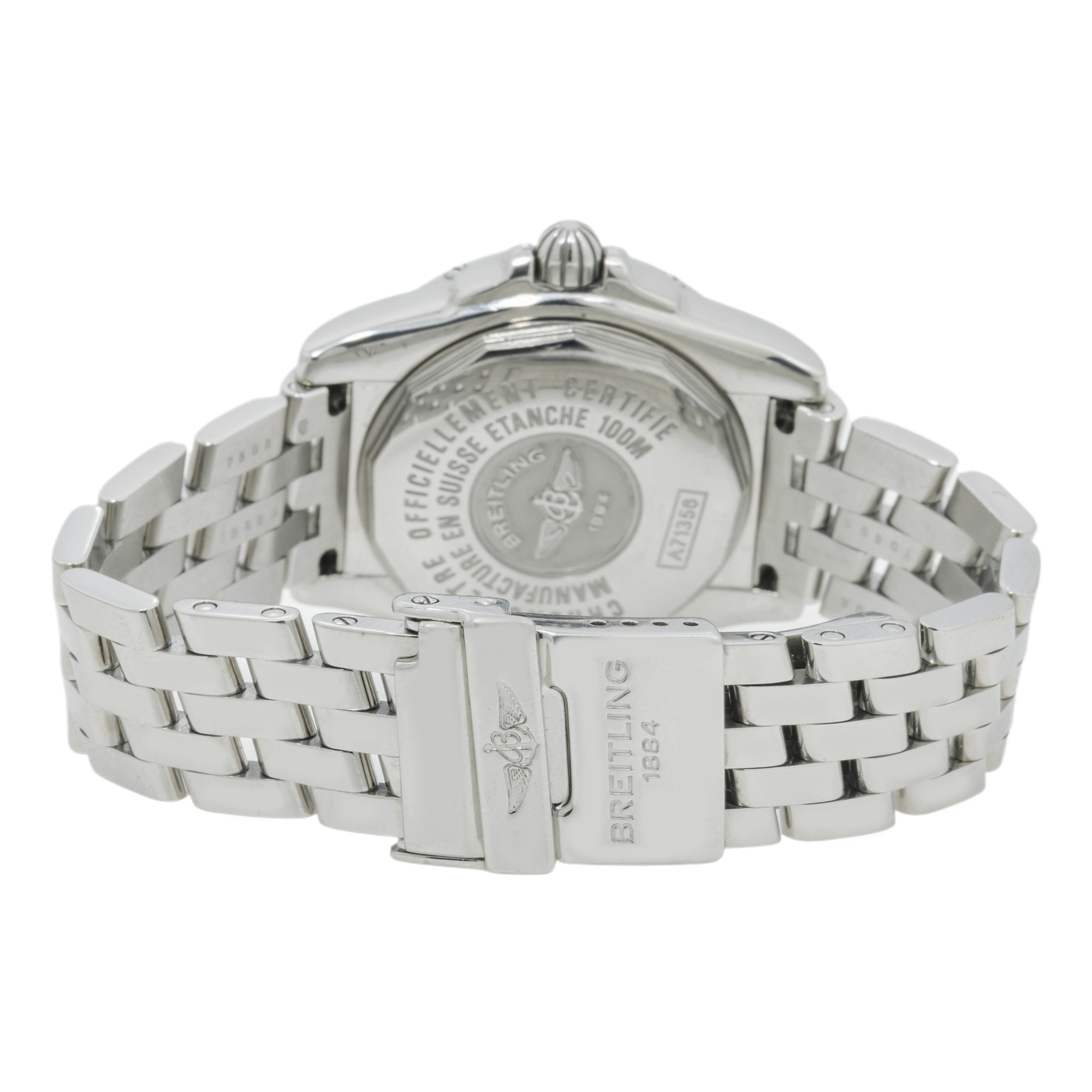 Breitling Windrider Cockpit A71356 31.8MM Blue Diamond Dial With Stainless Steel Bracelet