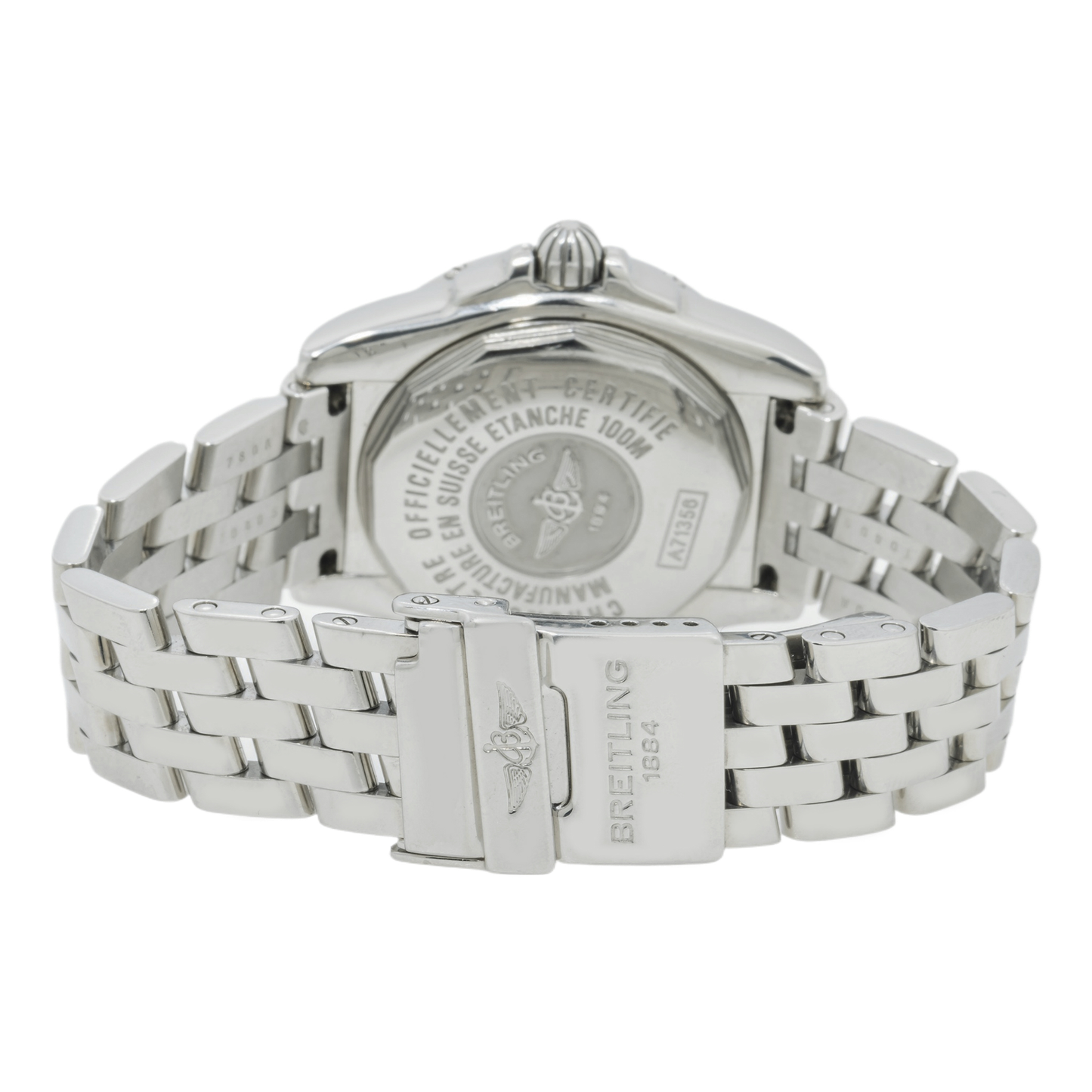 Breitling Windrider Cockpit A71356 31.8MM Blue Diamond Dial With Stainless Steel Bracelet