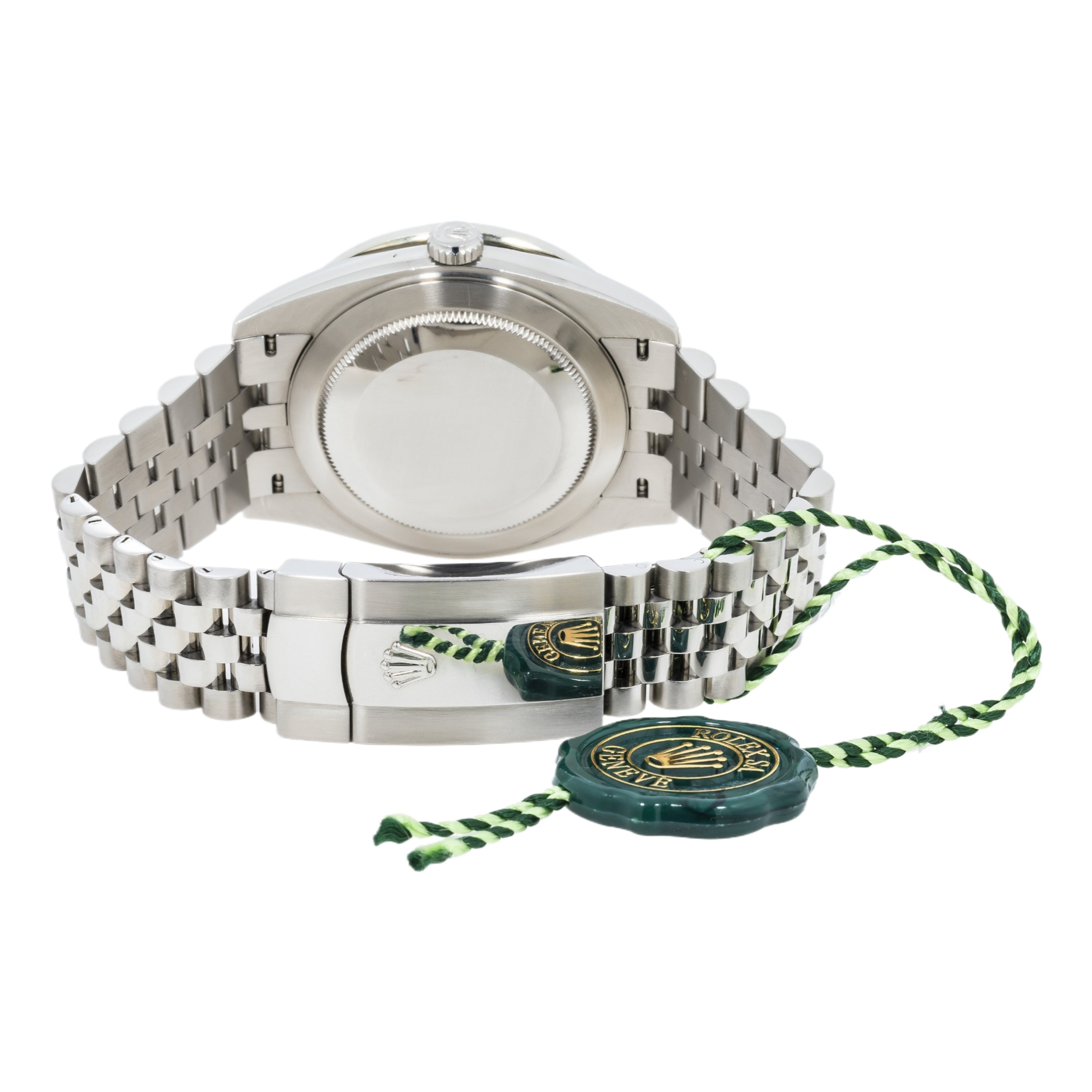 Rolex Datejust 126300 41MM White Dial And Diamond Bezel With Stainless Steel Jubilee Bracelet