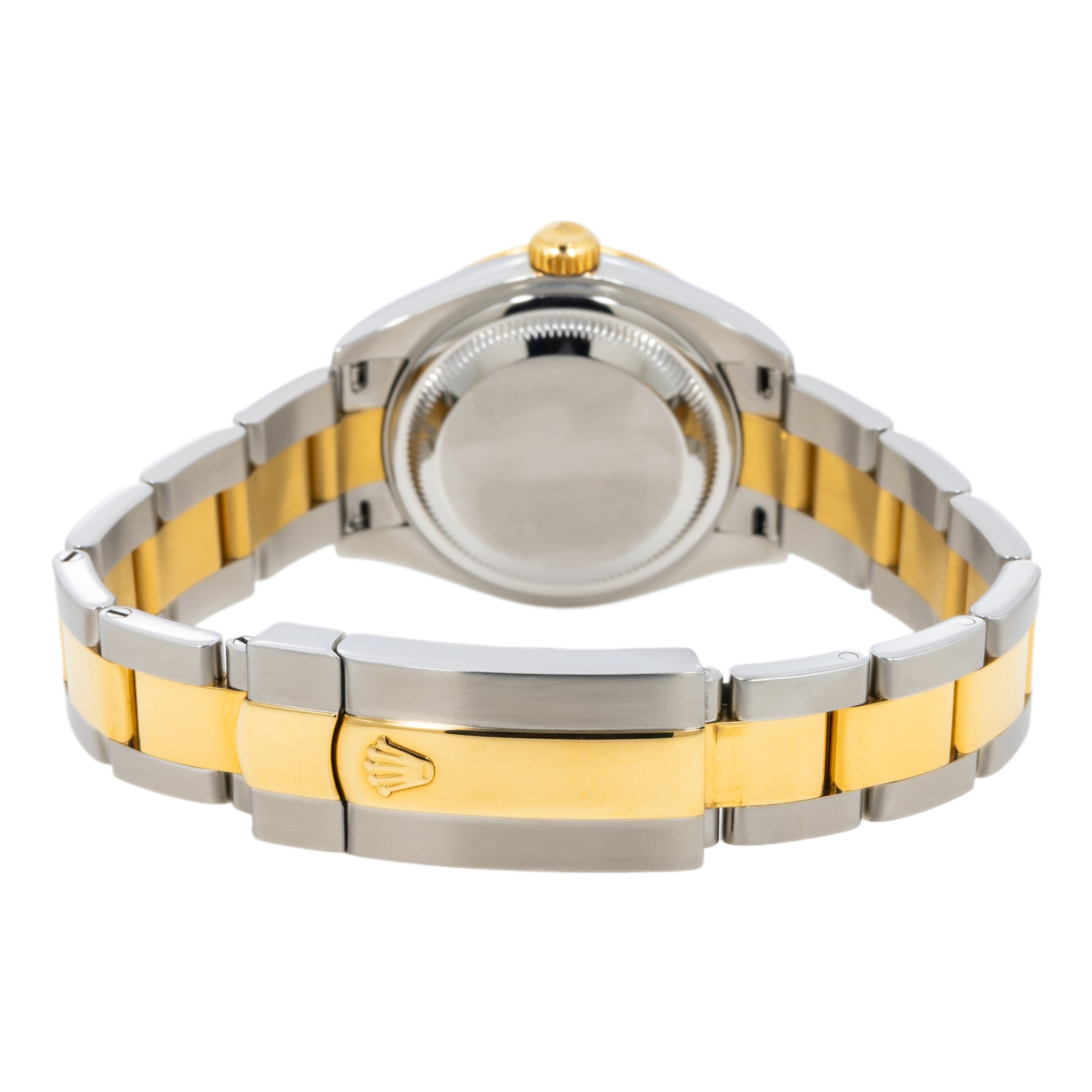 Rolex Datejust 279383RBR 28MM Silver Factory Diamond Diamond Dial And Bezel With Two Tone Oyster Bracelet