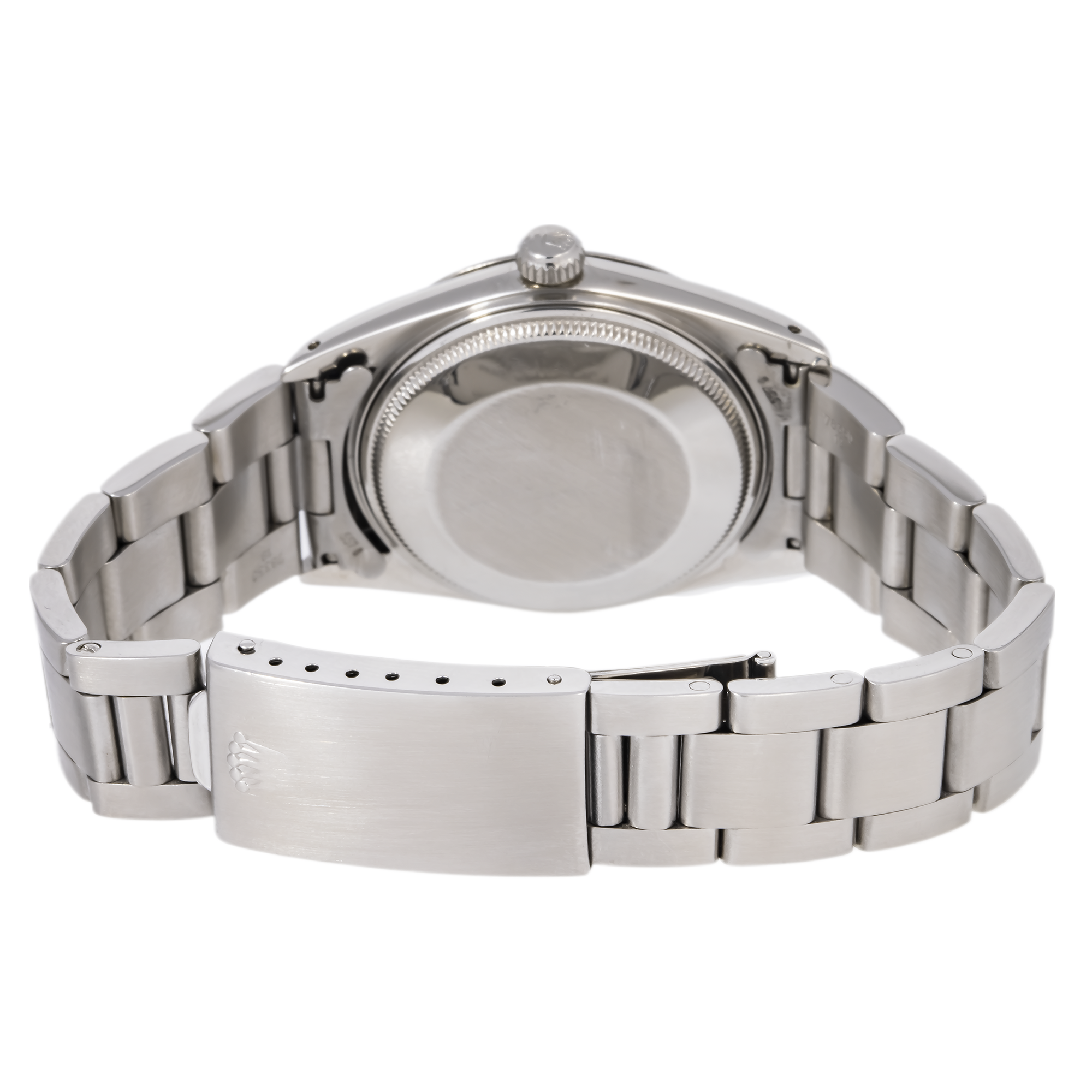 ROLEX OYSTER PERPETUAL DATE 14203 34MM BLUE DIAL AND STAINLESS-STEEL OYSTER BRACELET