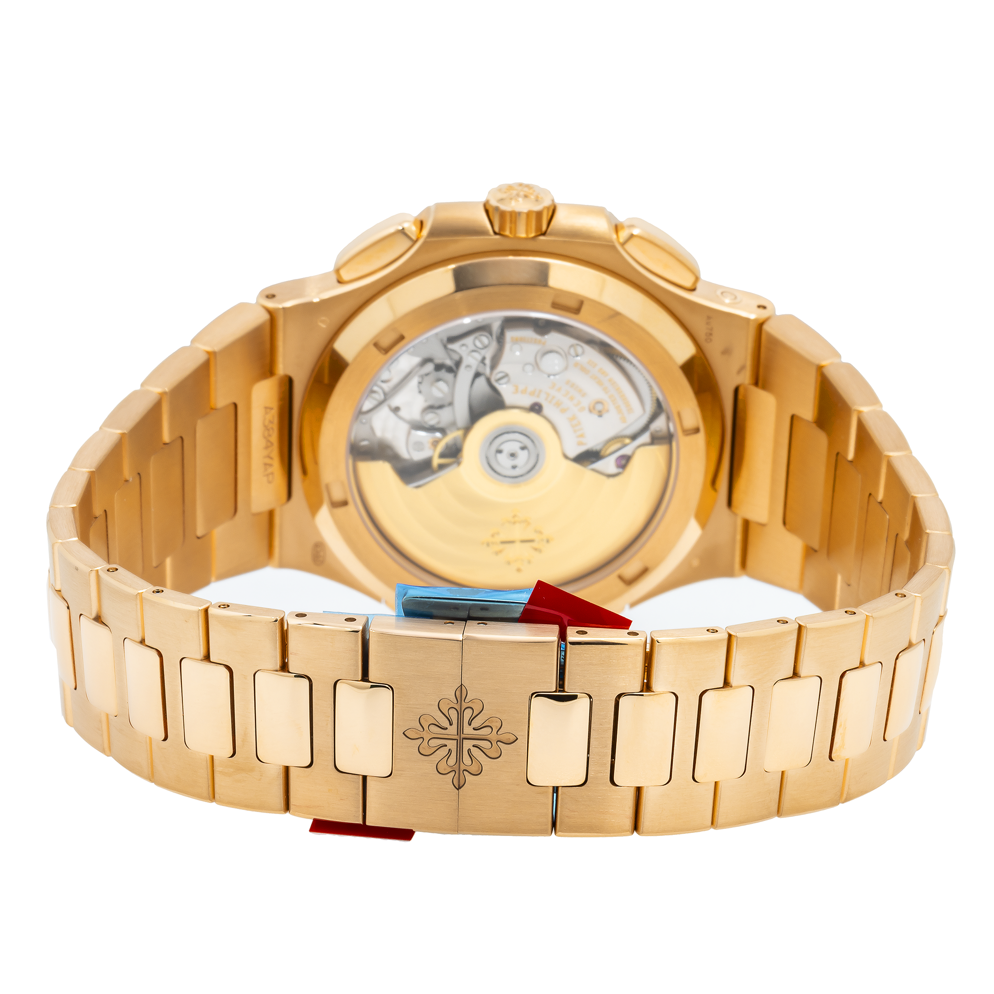 Patek Philippe Nautilus Self-Winding Travel Time Chronograph 5990 40.5MM Sunburst Blue Dial With Rose Gold Bracelet