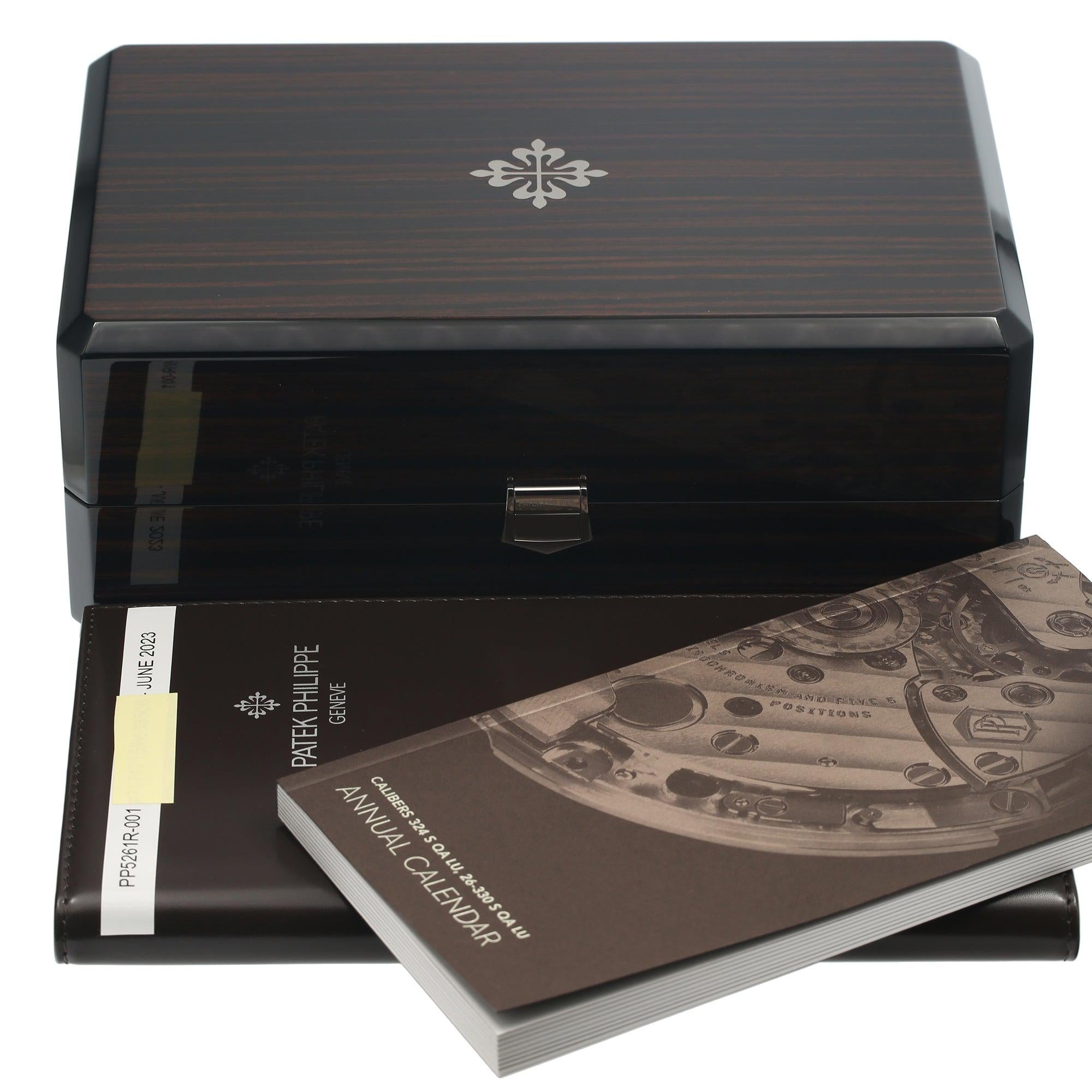 Patek Philippe Aquanaut Luce Annual Calendar 5261R 39.9MM Blue-Gray Dial With Composite Strap