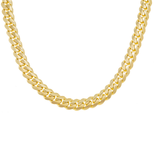 14K GOLD 8.55MM CUBAN LINK CHAIN