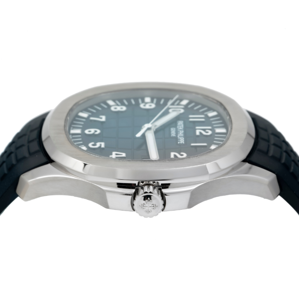 Patek Philippe Aquanaut 5168G 42.2MM Blue Dial With Blue Composite Strap