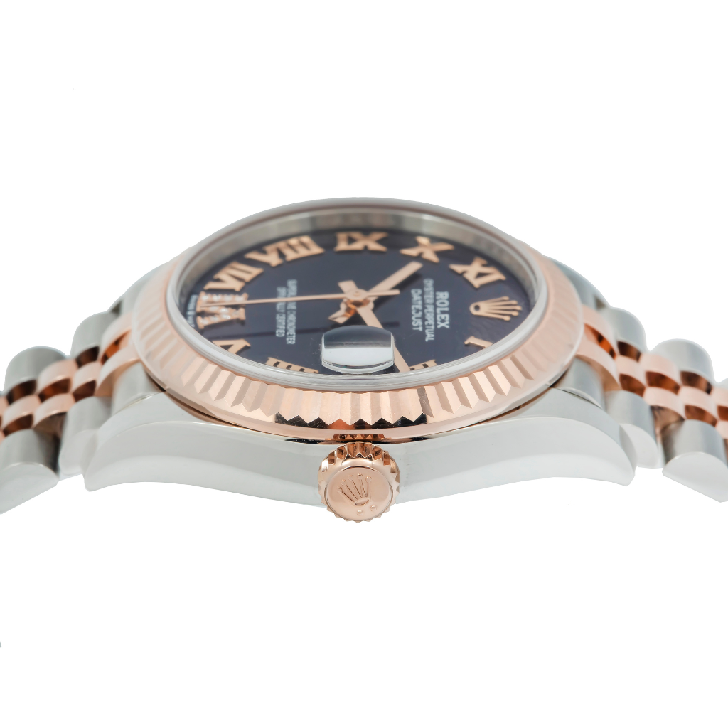 Rolex Lady-Datejust 178271 31MM Aubergine Diamond Dial With Two Tone Jubilee Bracelet