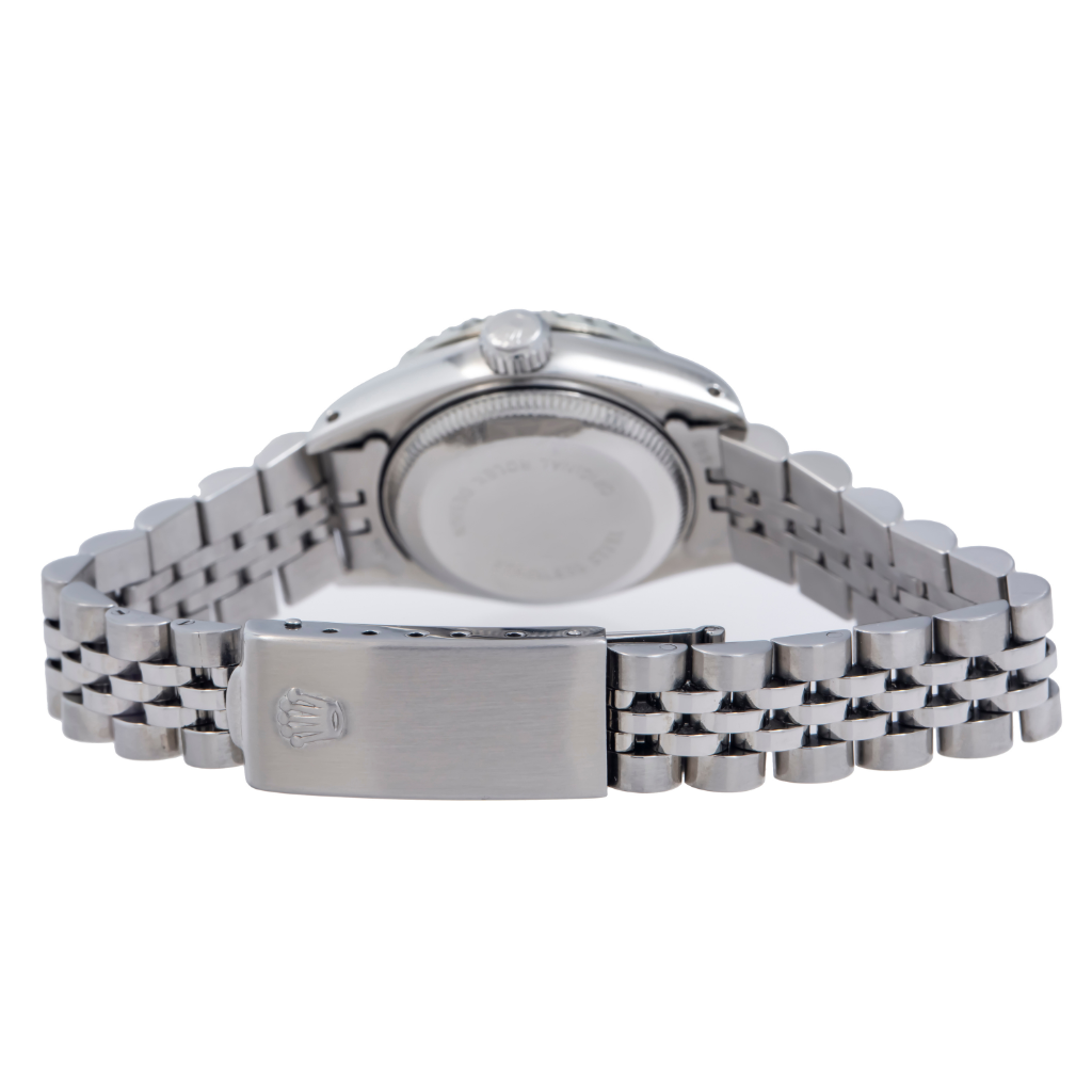 Rolex Datejust 69160 26MM Black Diamond Dial With Diamond Bezel