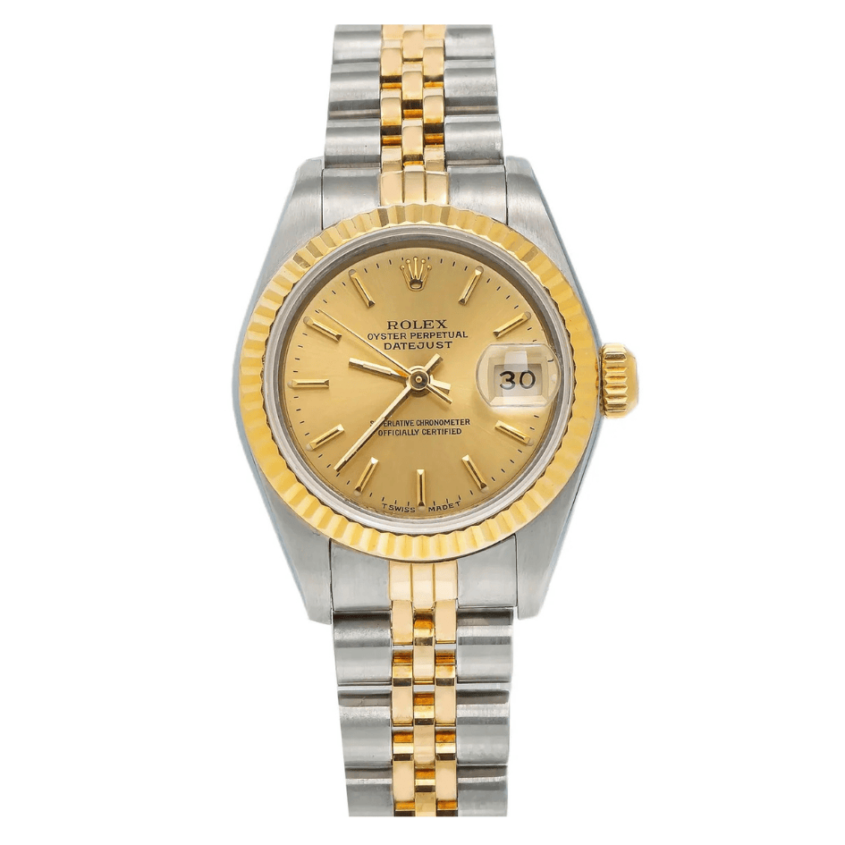 Rolex Datejust 6917 26MM Champagne Dial With Two Tone Jubilee Bracelet