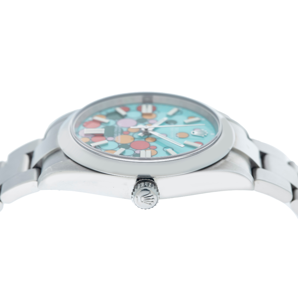 Rolex Oyster Perpetual 124300 41MM Turquoise Celebration Dial With Oyster Bracelet