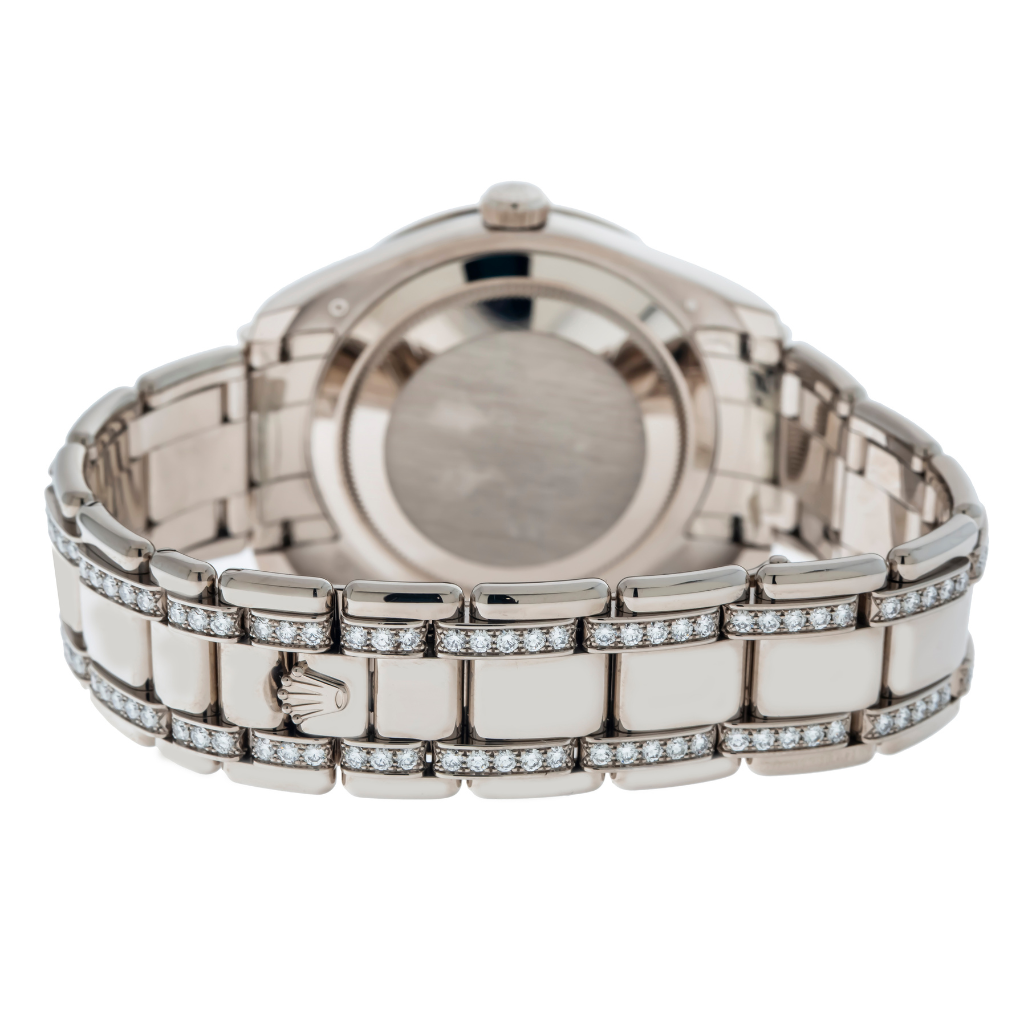 Rolex Datejust Pearlmaster 86289 39MM Diamond Dial With 18K White Gold Bracelet