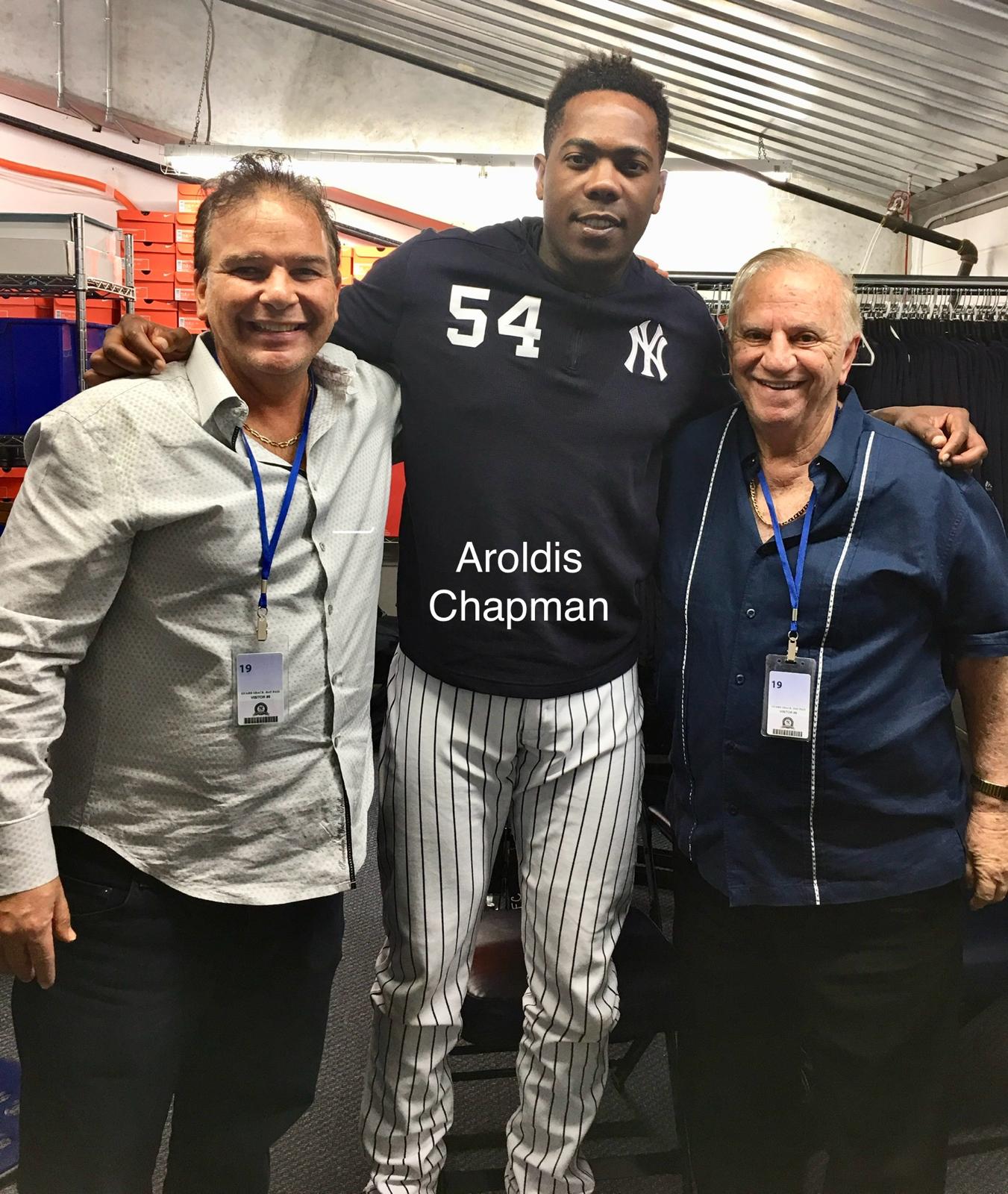 Major League Jewelers with Aroldis Chapman