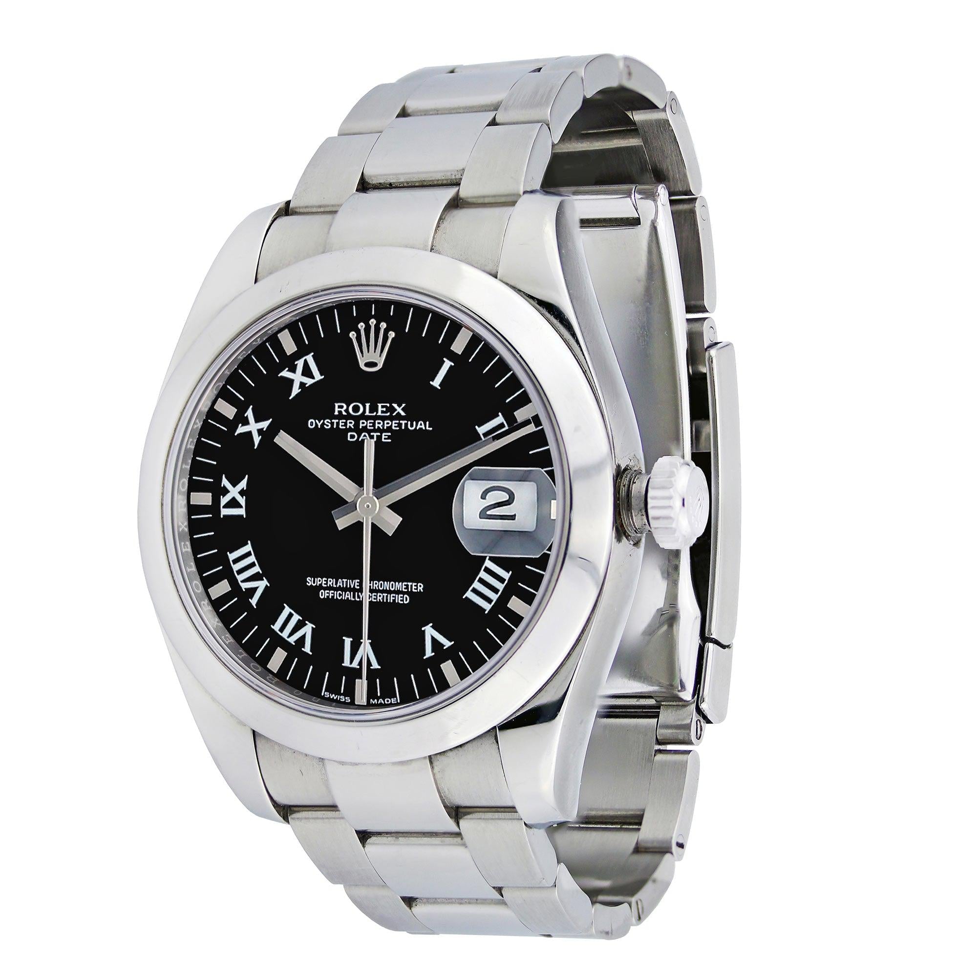 Rolex Date 34MM Stainless Steel 115200