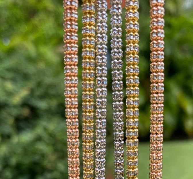 14k Yellow Gold Diamond Cut Chain 26 inches