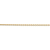 14k Yellow Gold 1.50mm Regular Rope Chain Available Sizes 6"-30"