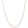 14k Yellow Gold 1.50mm Regular Rope Chain Available Sizes 6"-30"