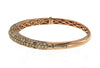 18K Rose Gold Bracelet with White and Yellow Round Diamonds 7.00CT