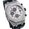 Audemars Piguet Royal Oak Offshore 26170ST 42MM White Dial With Leather Bracelet