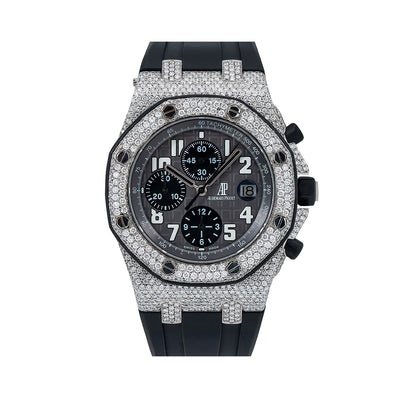 Audemars Piguet Royal Oak Offshore 25940SK 42MM Black Dial With 11.55 CT Diamonds