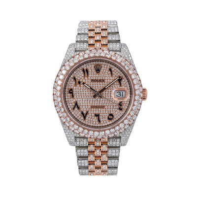 Rolex Datejust II Diamond Watch, 126331 41mm, Champagne Diamond Dial With 17.75 CT Diamonds