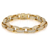 14K Yellow Gold Custom Diamond Bracelet With 21.41 CT Diamonds